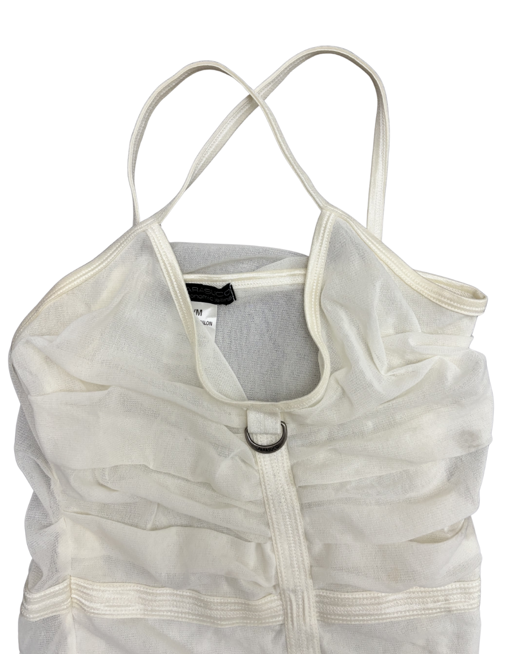 Parasuco Ergonomic Jeans Sheer Mesh Strappy Top - XXS