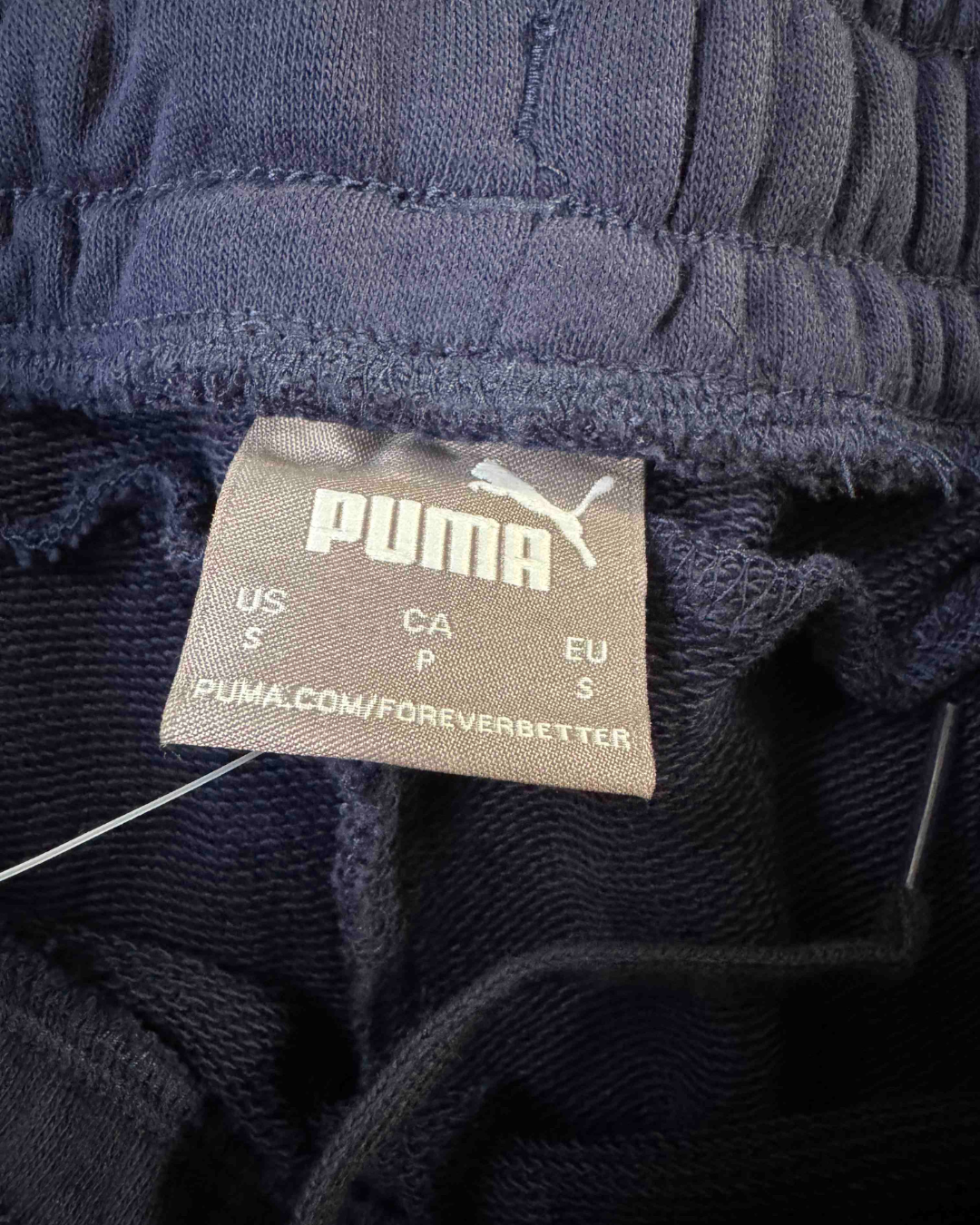 Puma Slim Fit Navy Blue Fleece Jogger - XS | Waist: 26" | With Tags