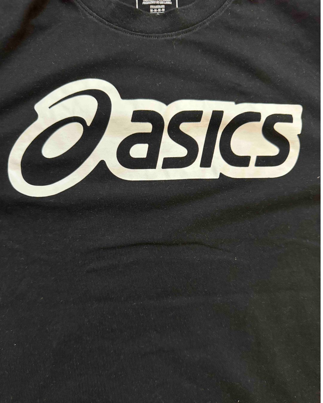 ASICS Core Logo Black Oversized T-Shirt - S