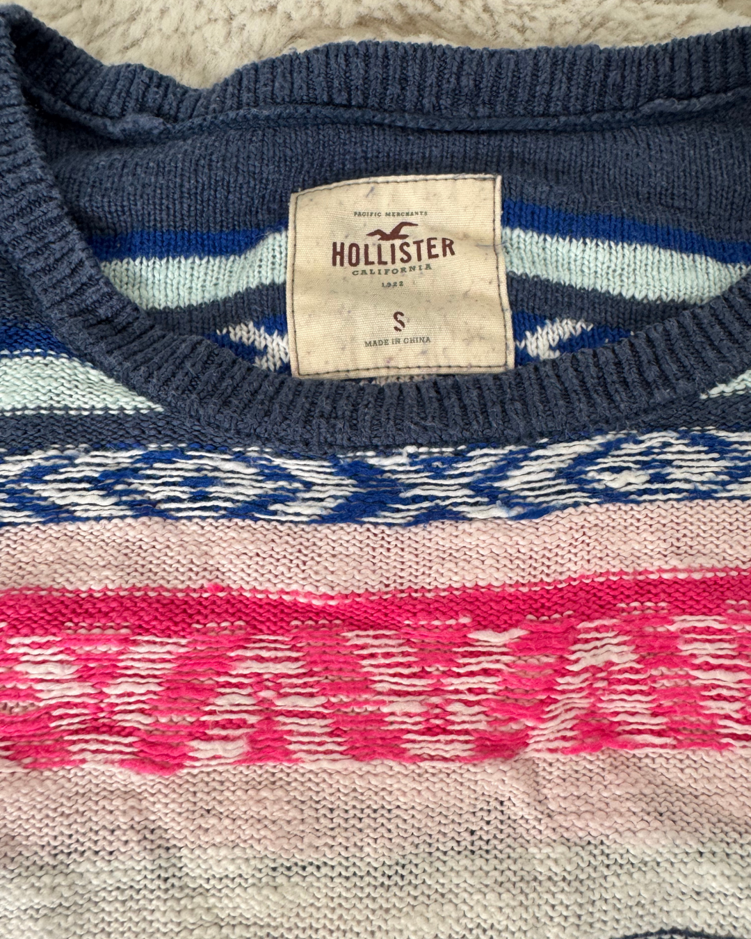 Hollister Multi-Coloured Sweater - S