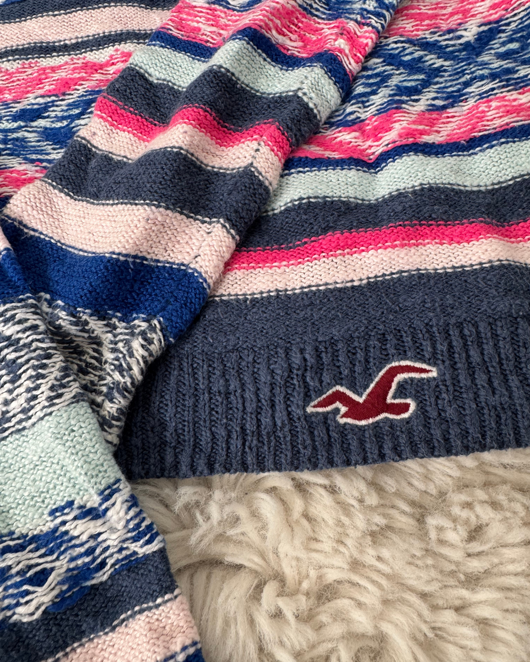 Hollister Multi-Coloured Sweater - S