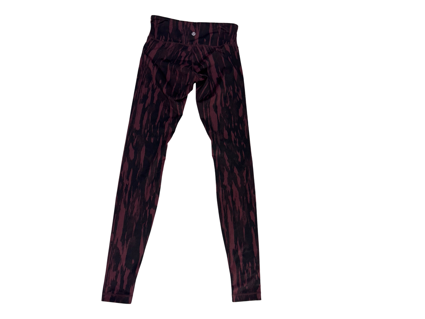 Lululemon Purple Black Abstract Print High-Rise Leggings - XS
