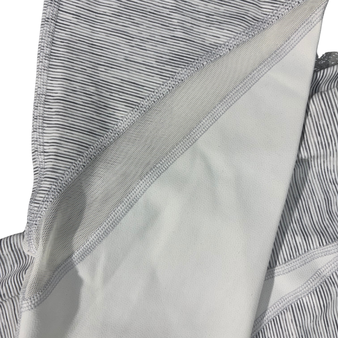 Lululemon Mesh Panel Leggings - Light Grey Heather - S