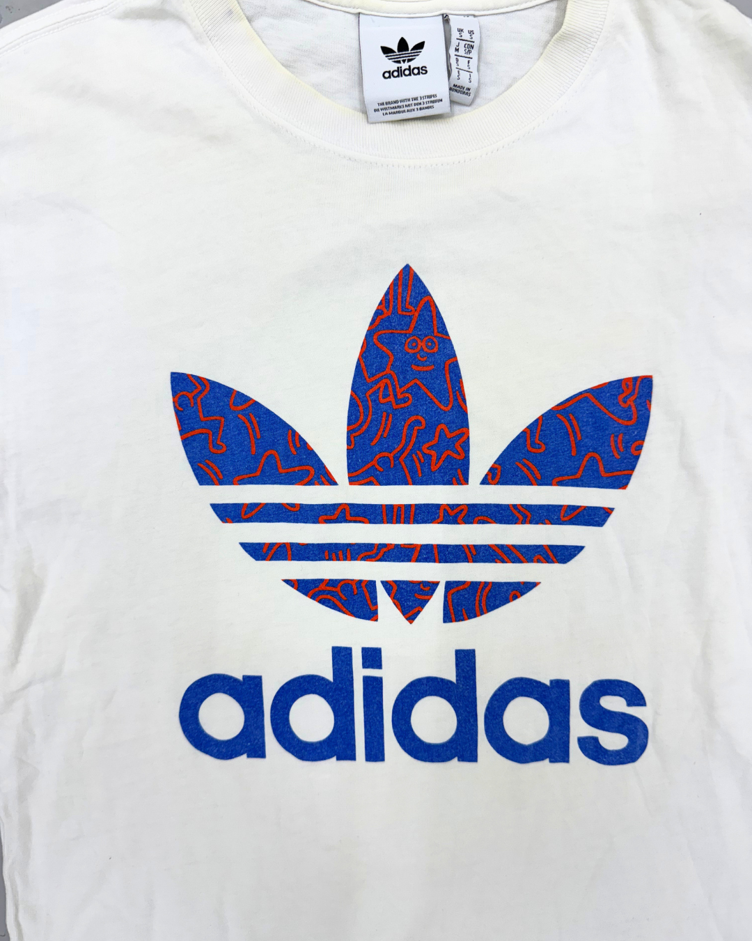 Adidas Keith Haring White Tee - S