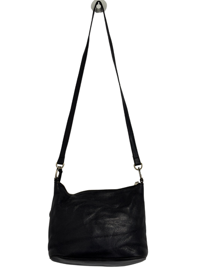Michael Kors Black Pebbled Leather Small Crossbody Bag
