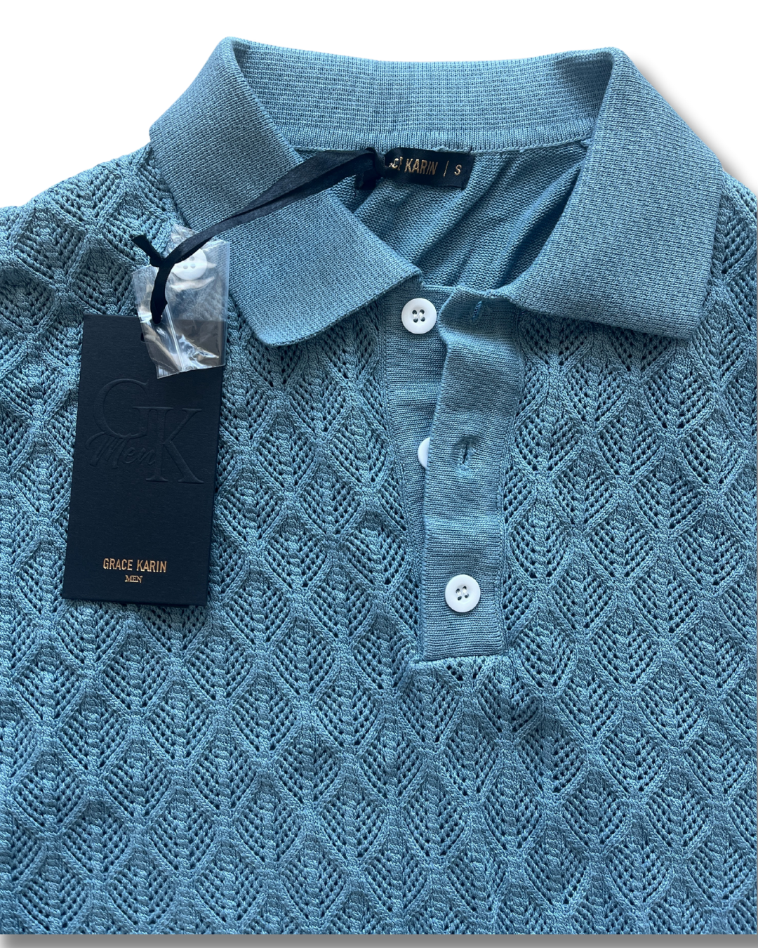 Grace Karin Light Blue Polo |New With Tags| - S
