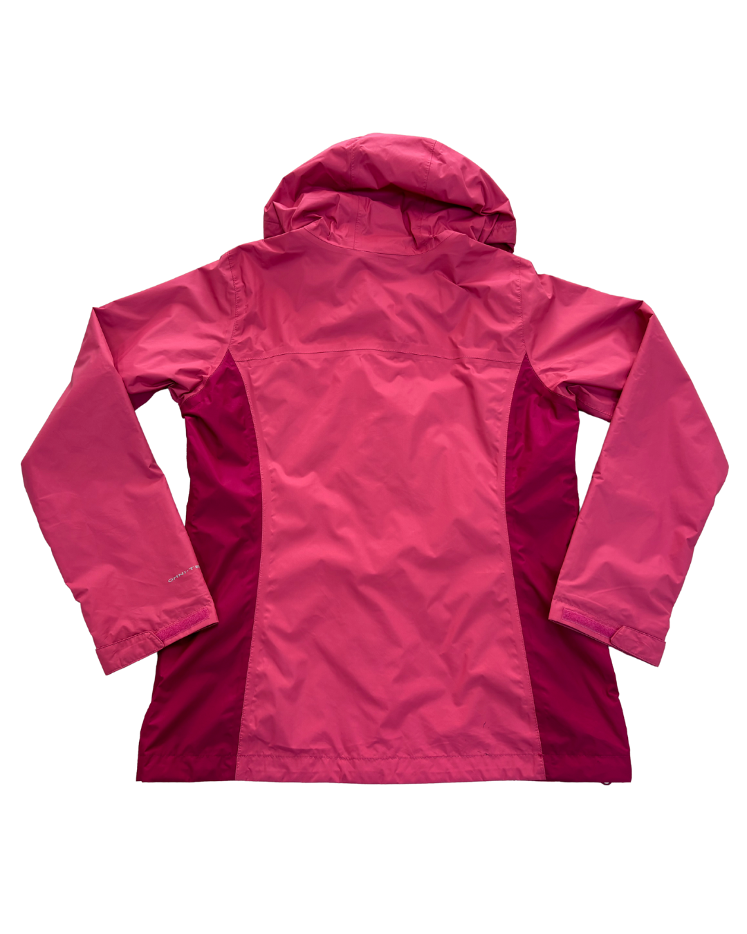 Columbia Pink Hooded Windbreaker Jacket - M