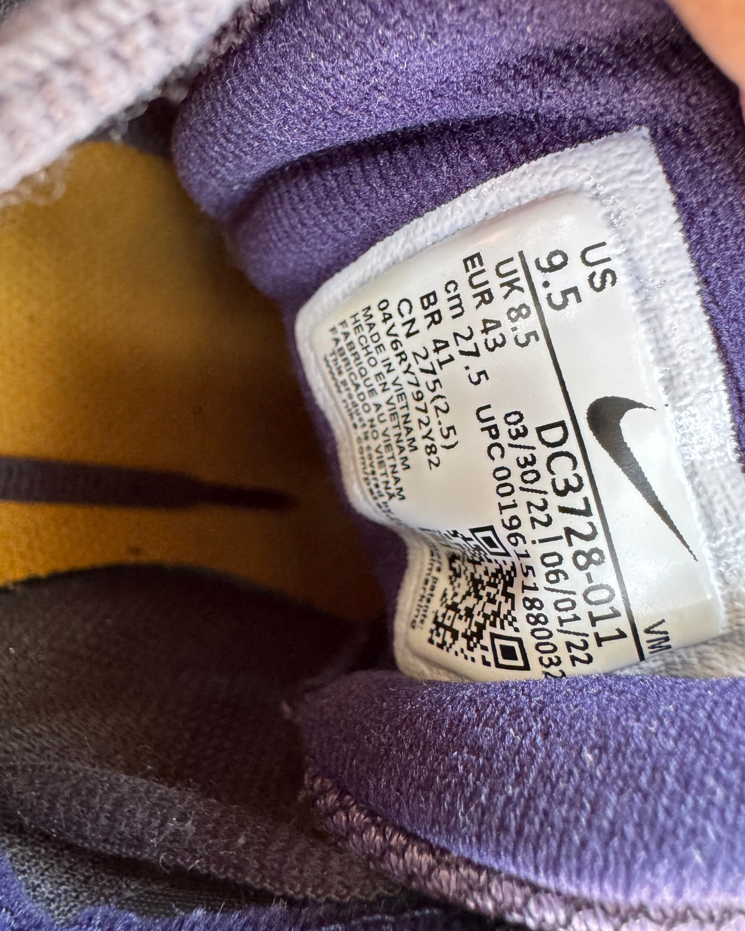 Nike Running Sneakers | Grey/Pink | US 9.5
