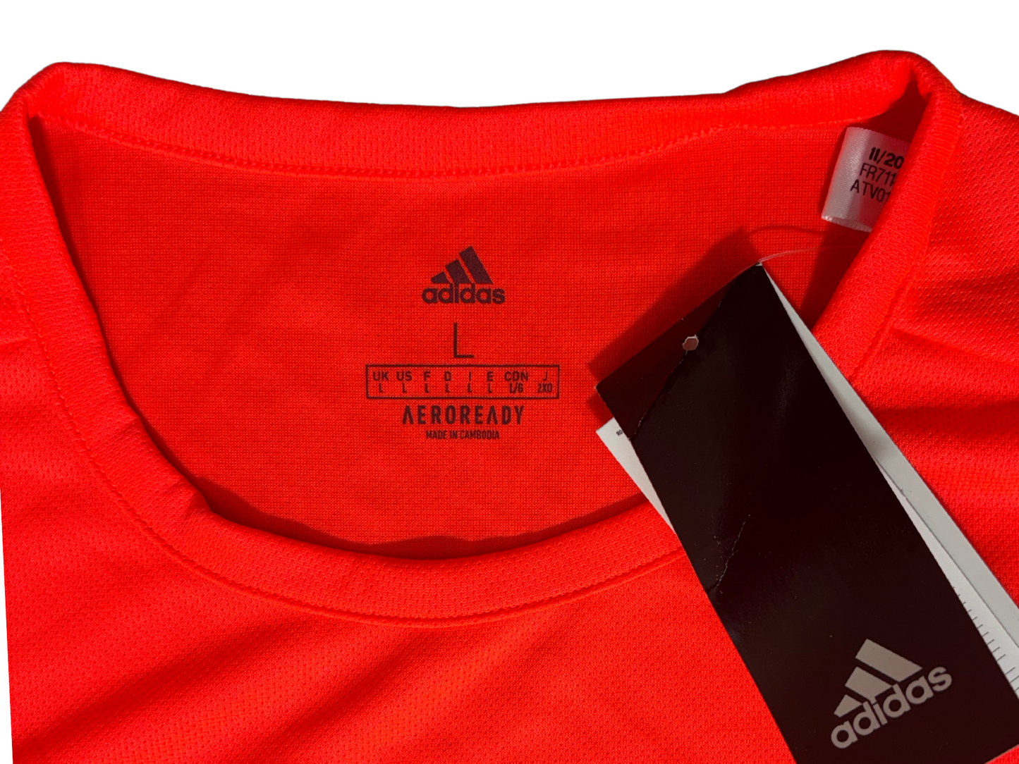 Adidas Solar Red-Black TShirt - M | New With Tag