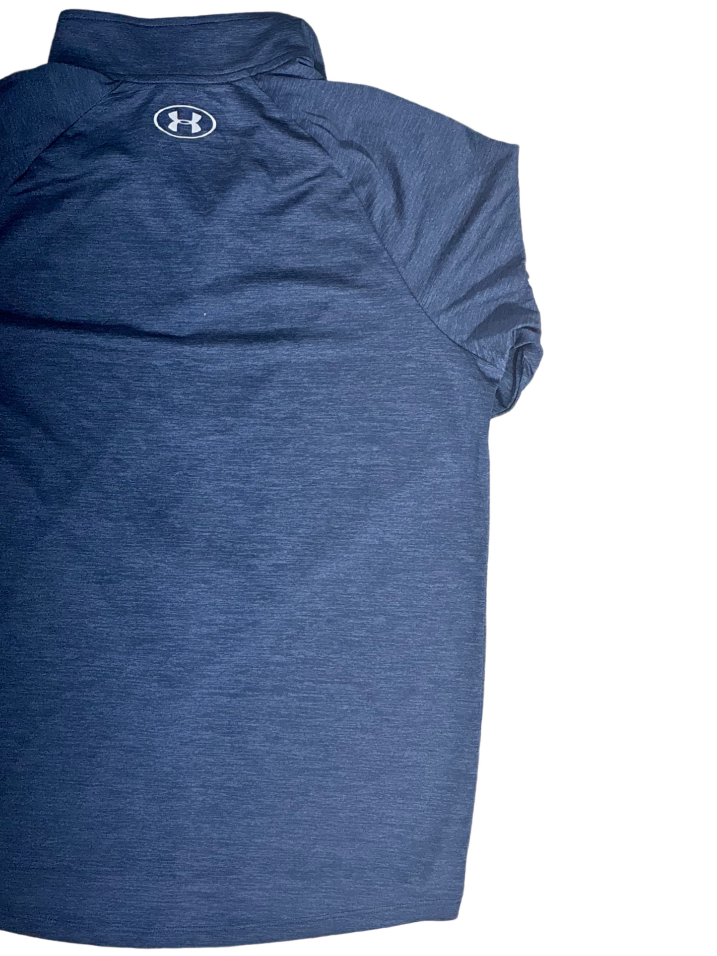 Under Armour Navy Blue Quarter-Zip Performance Pullover - M