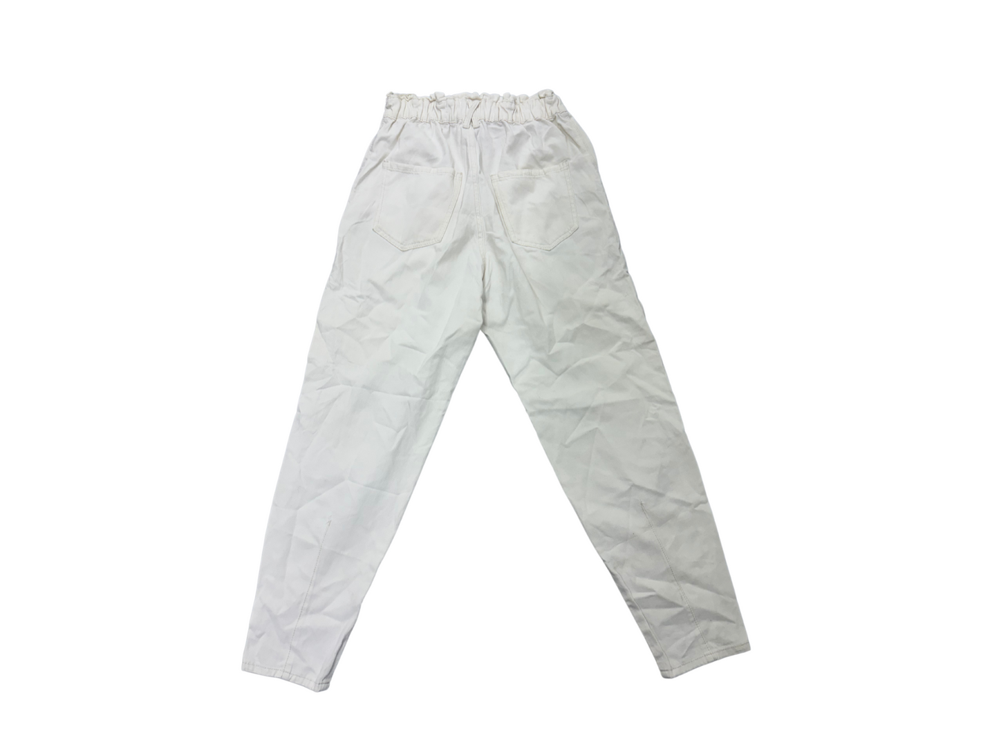 Stradivarius White Jeans - S | Waist: 26