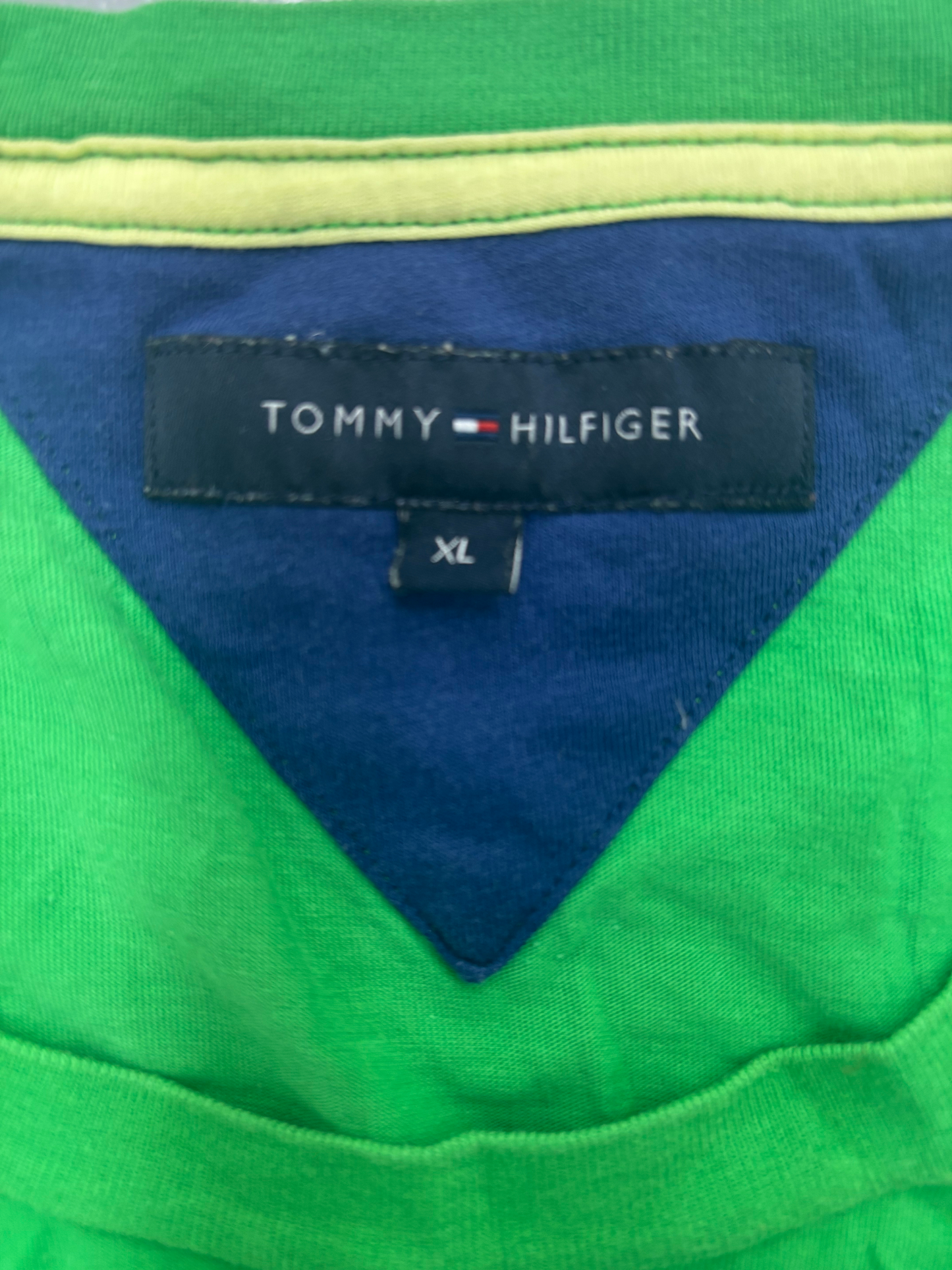 Tommy Hilfiger Green Crew Neck T-Shirt - L