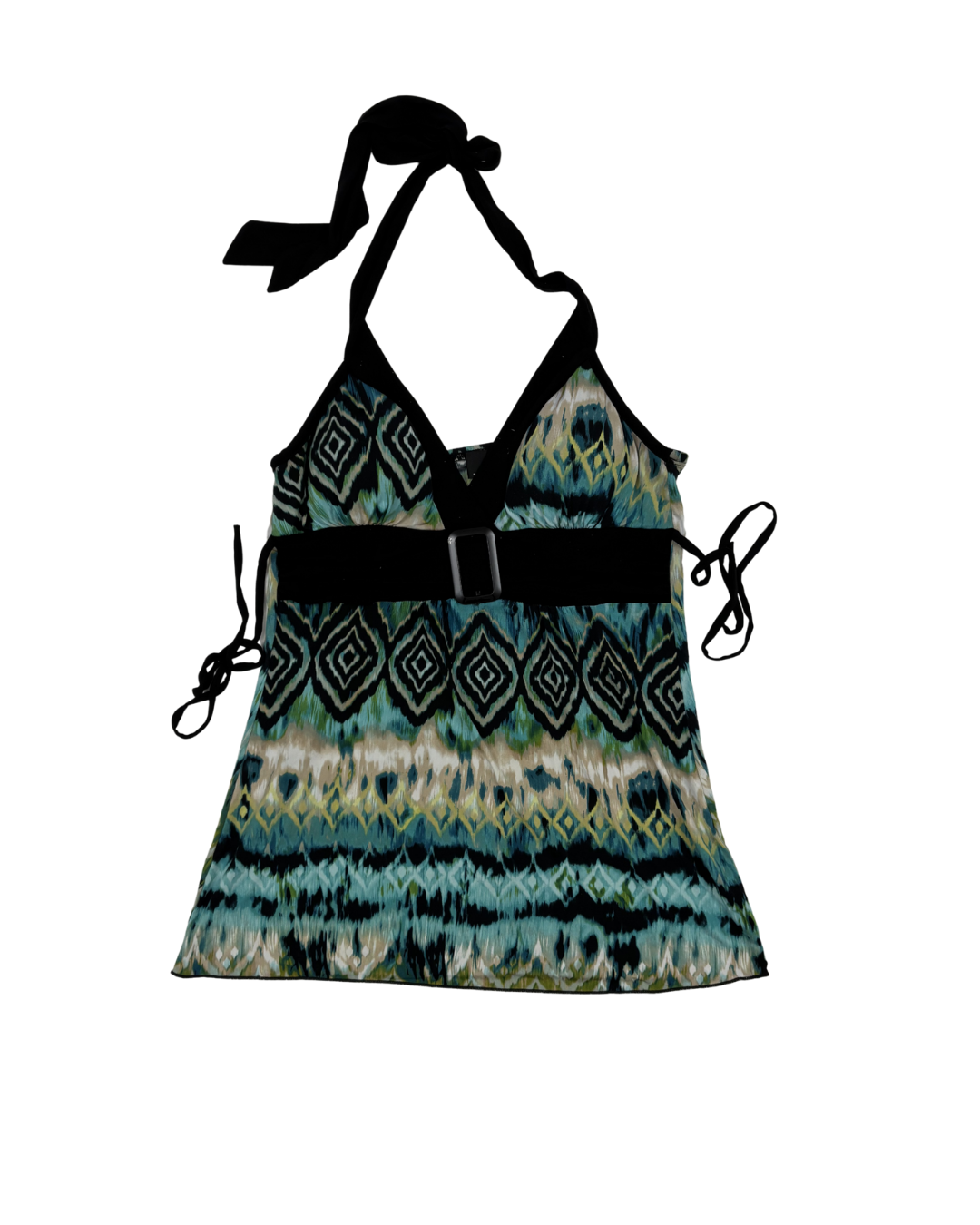 B-Wear Byer California Tribal Print Halter Top - XXS