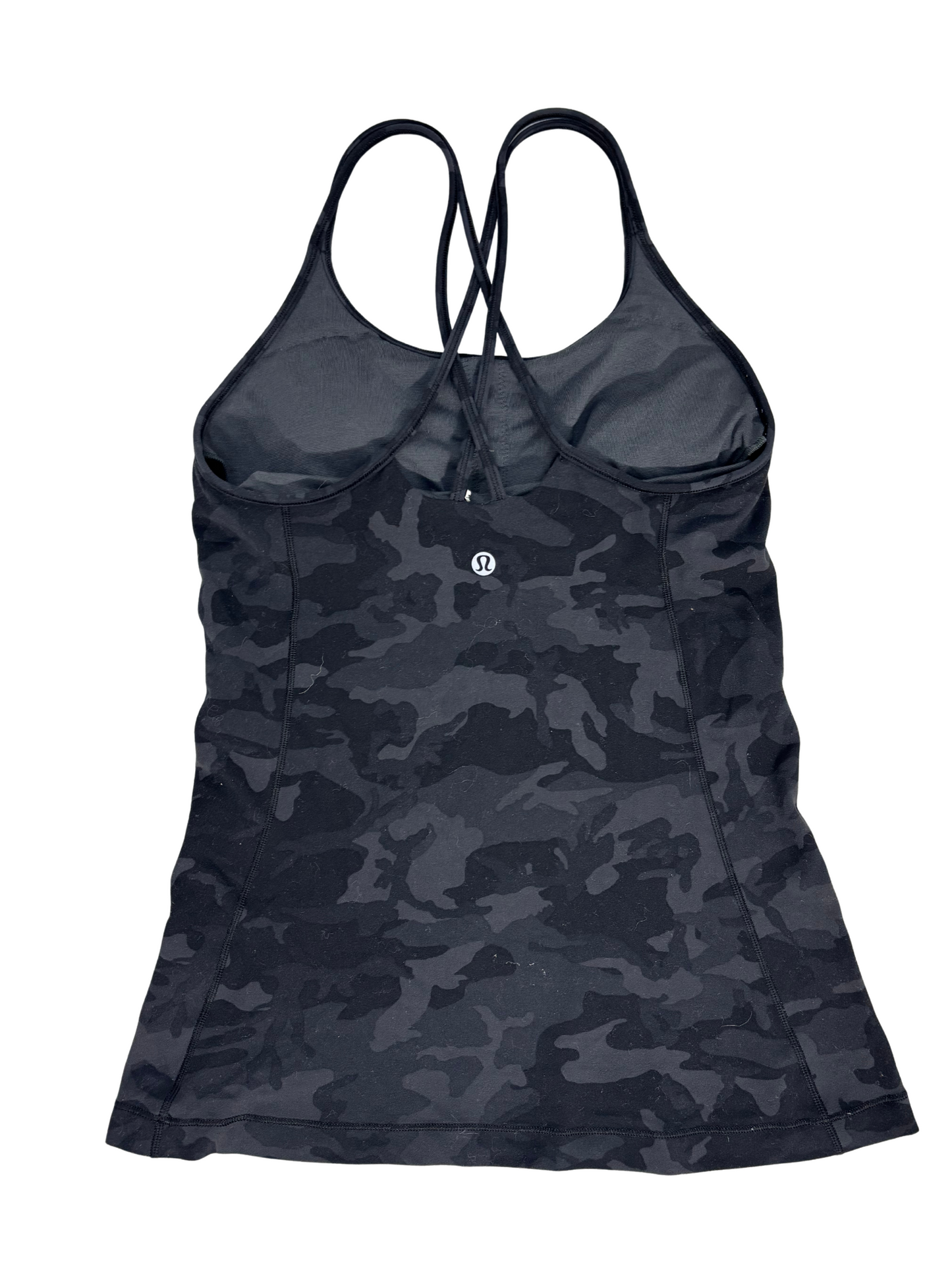 Lululemon Power Y Tank Top Black Camo - XS