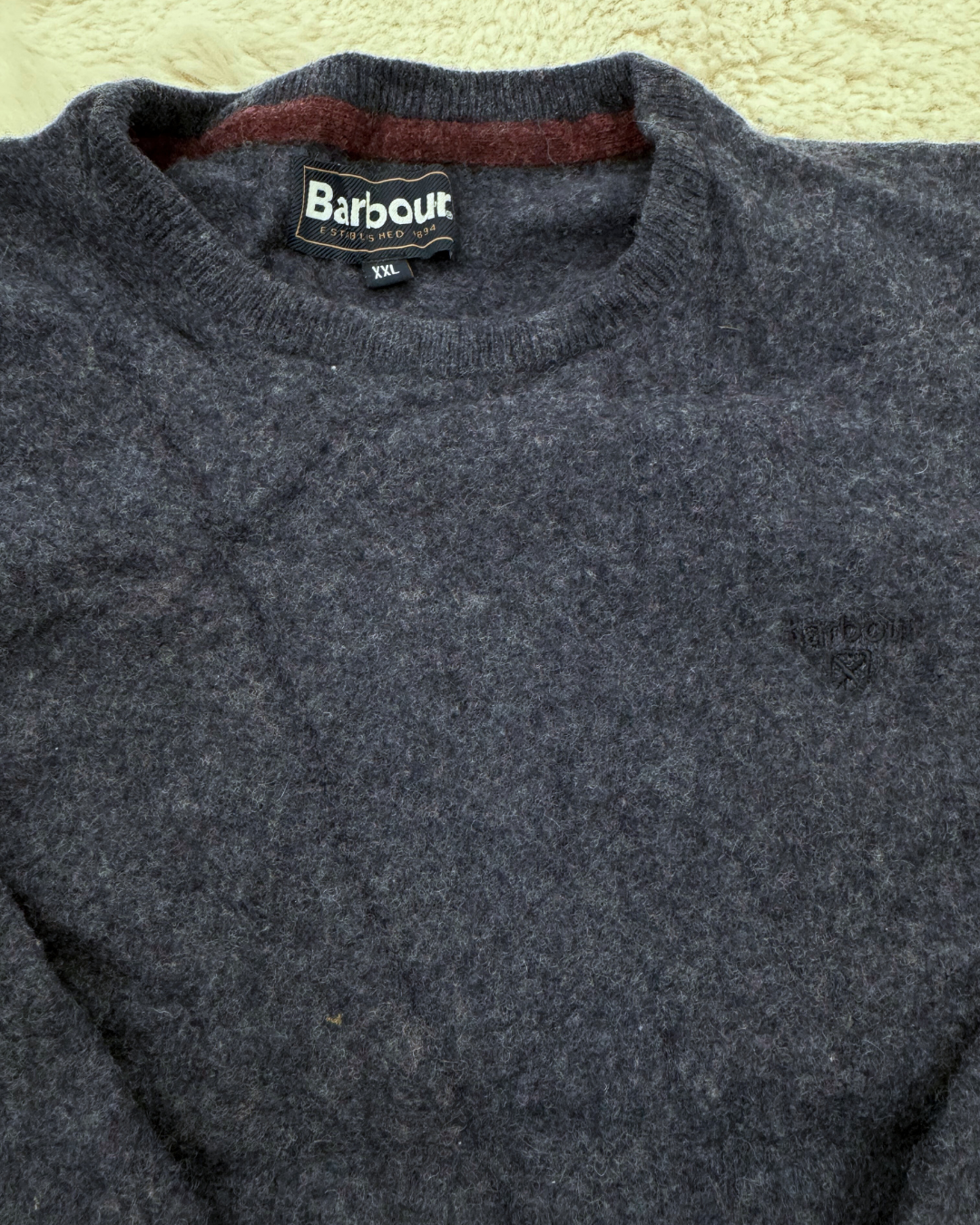 Barbour Blue Sweater - S