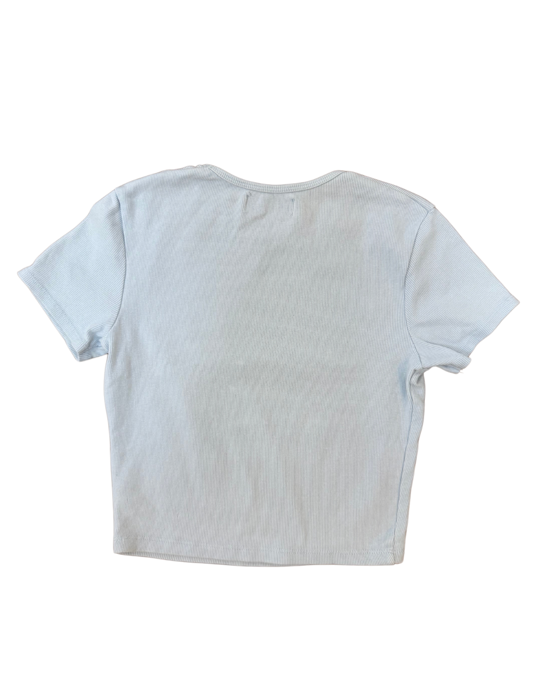Bershka Light Blue Crop Top - XS