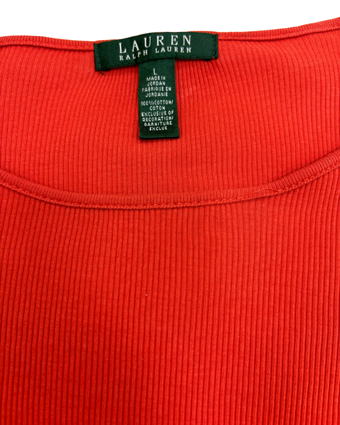 Lauren by Ralph Lauren - Red Long Sleeve Top - S