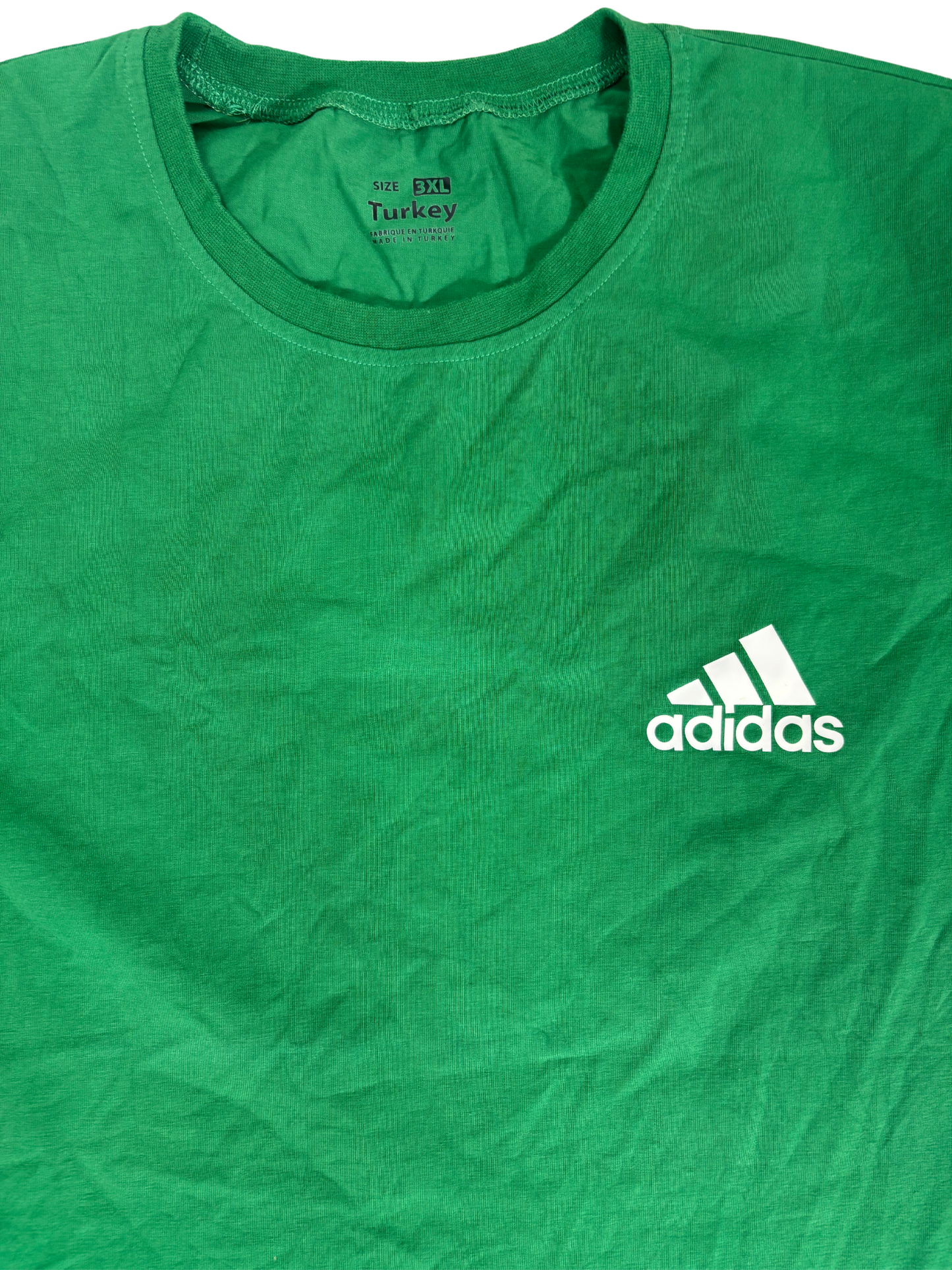 Adidas Crew Neck Green T-Shirt - L