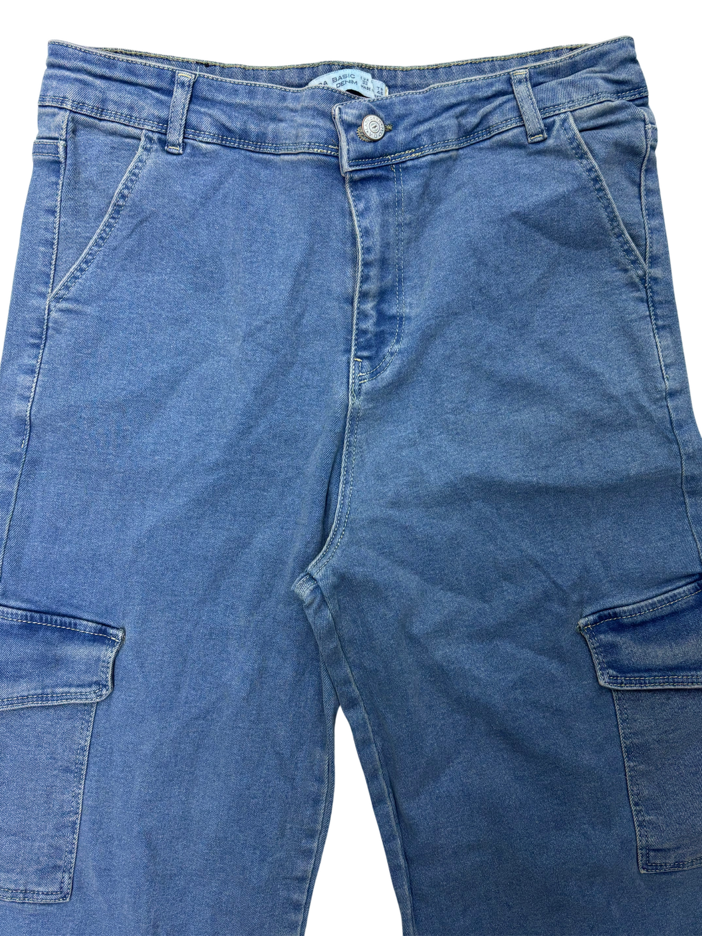 Moda Basic FK 1980 Denim Wide Leg Jeans - XL | Waist: 32