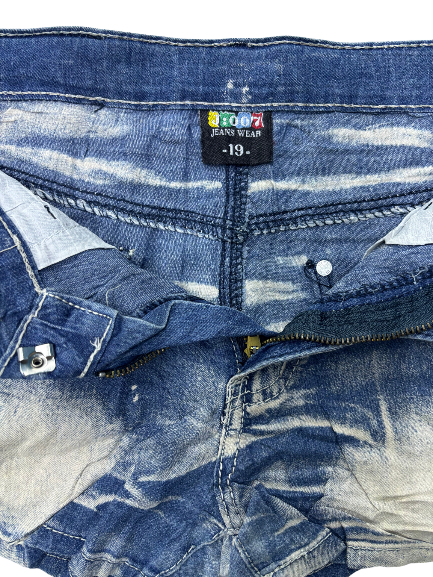 J:007 Women Denim Vintage Shorts - S | Waist: 26