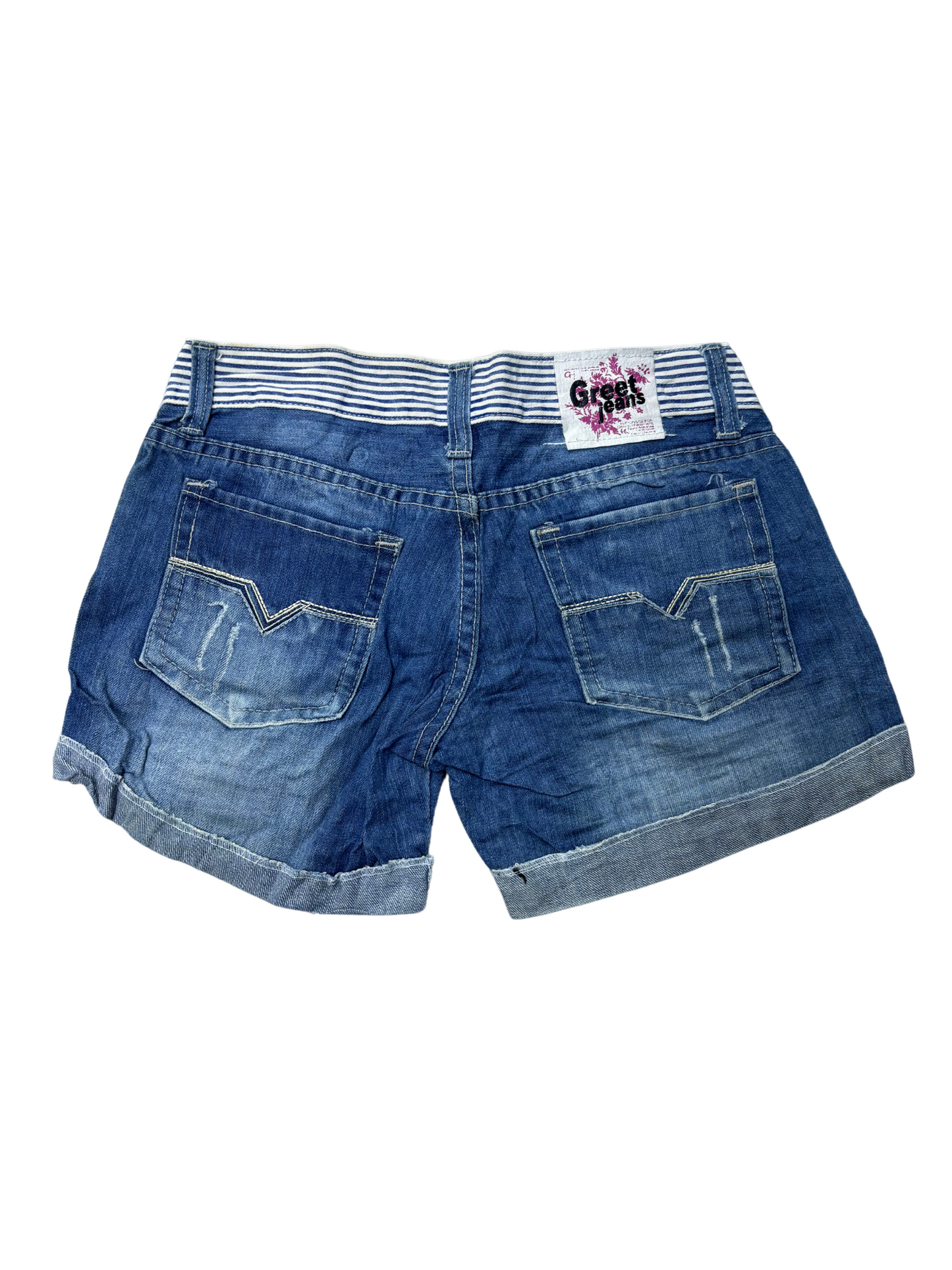 Greet Jeans Women Denim Shorts - M | Waist: 28