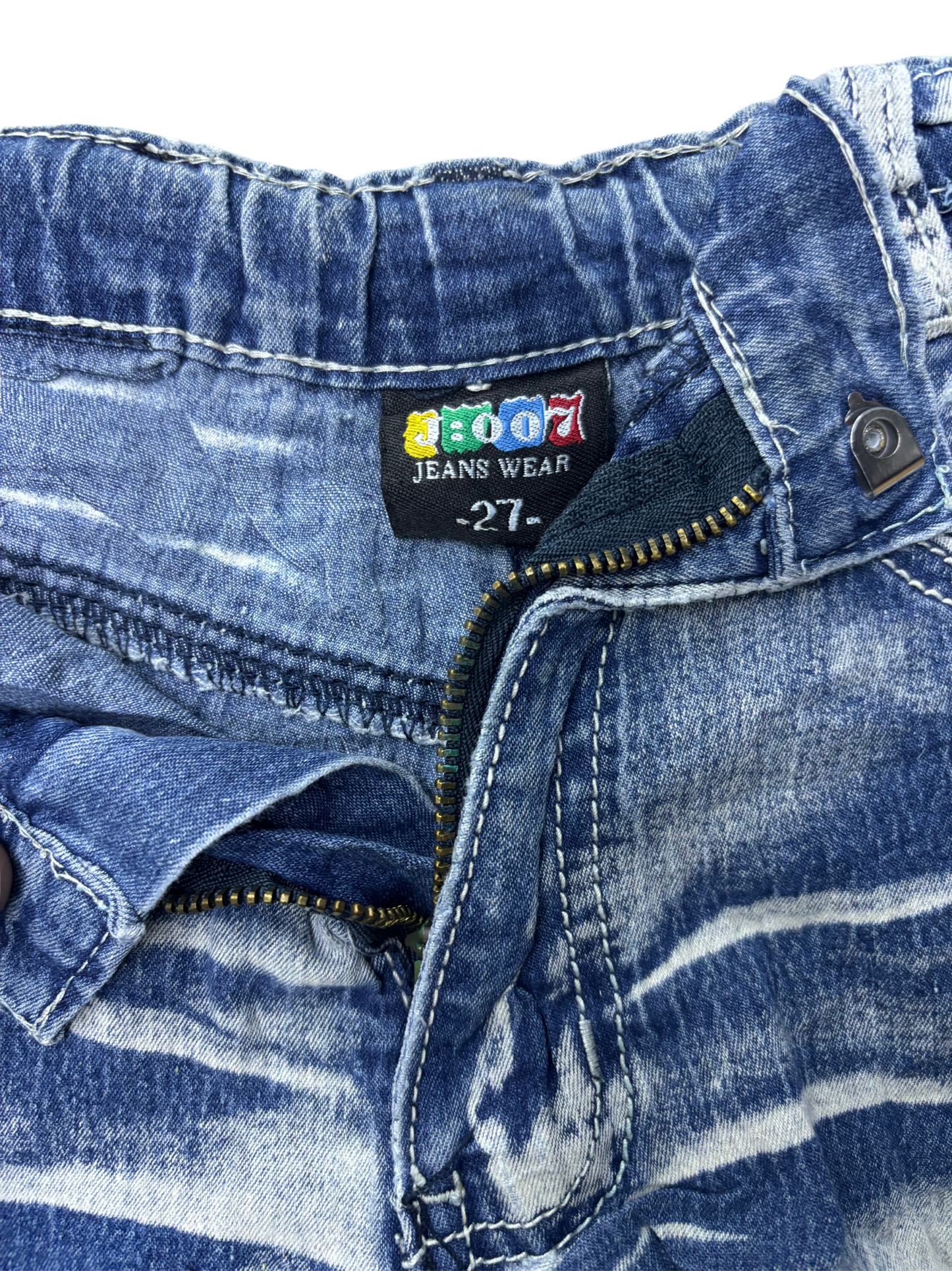 J:007 Women Denim Vintage Shorts - S | Waist: 26