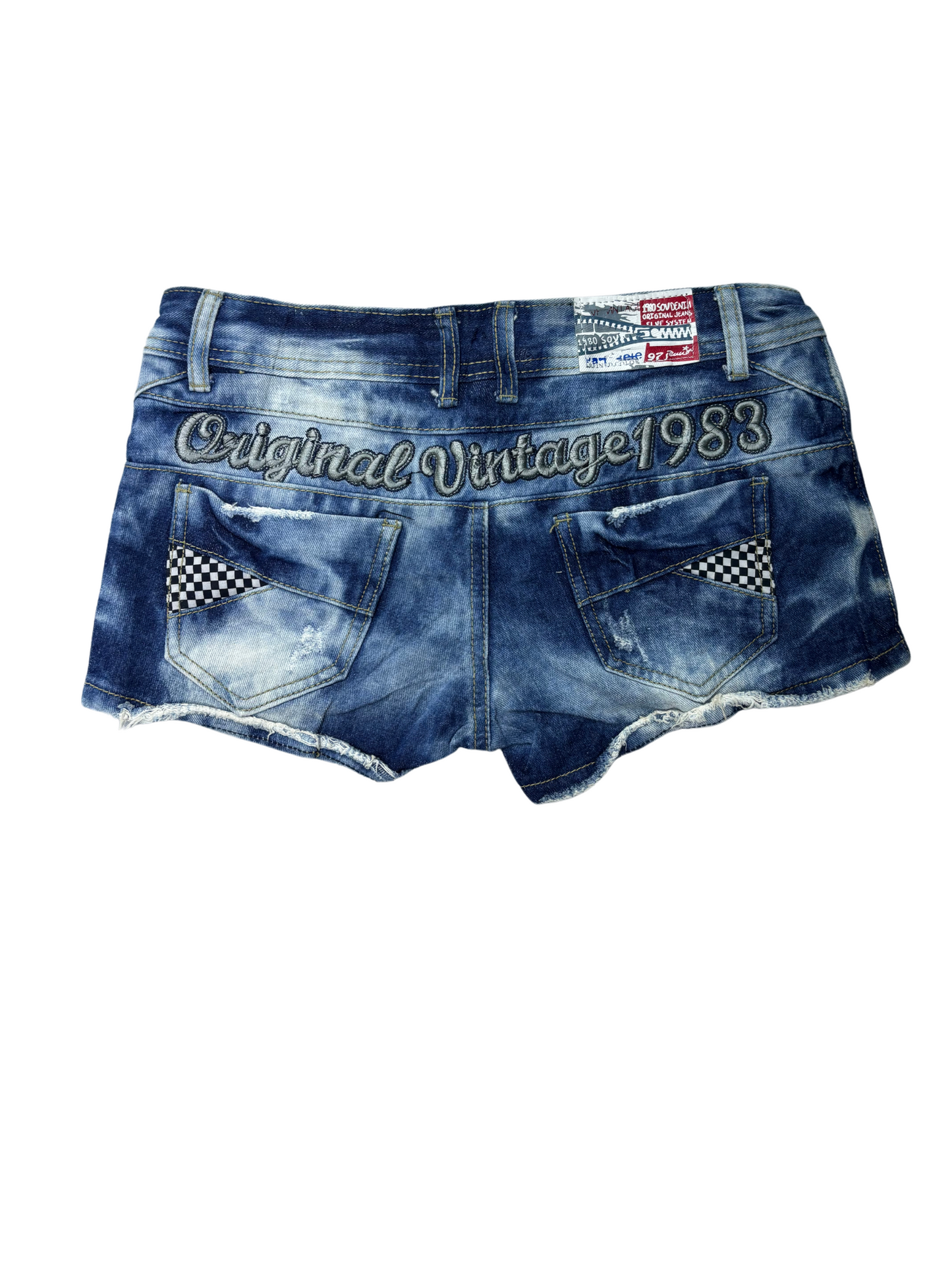 Original Vintage 1983 Women Denim Shorts - M | Waist: 28