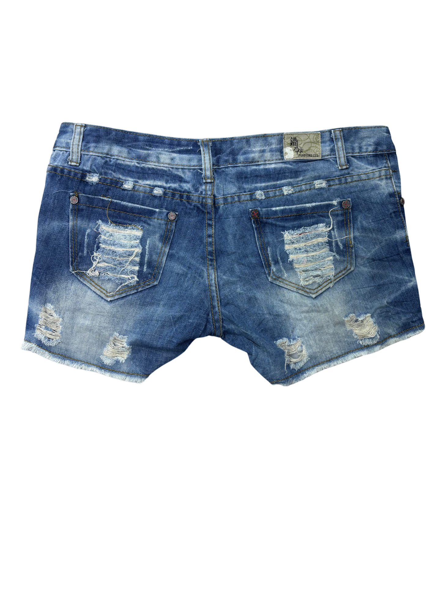 Diamond Gul Women Denim Shorts - XL | Waist: 32