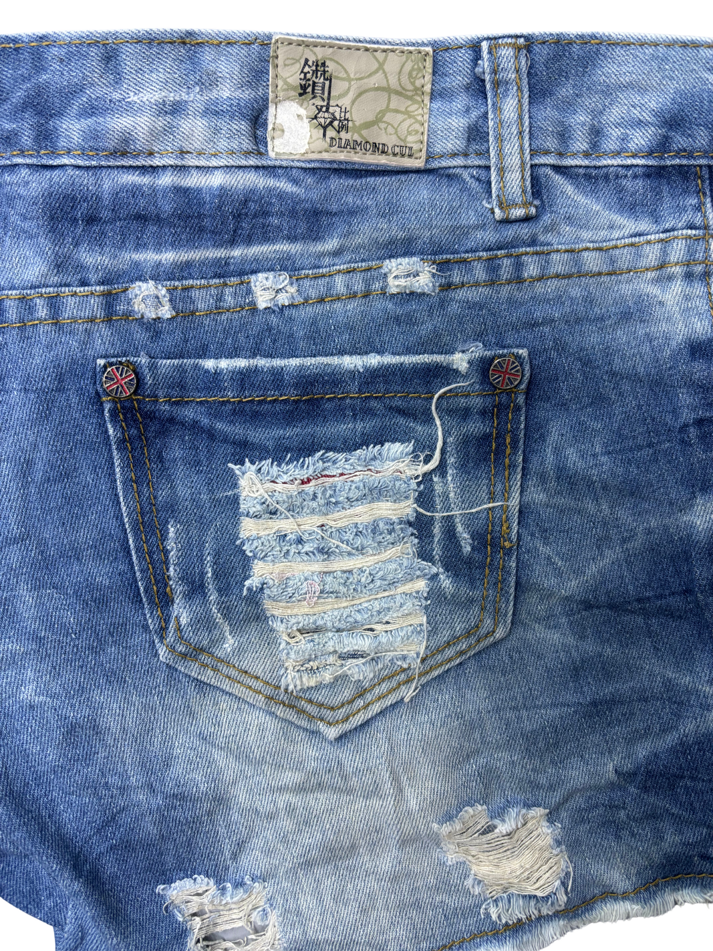 Diamond Gul Women Denim Shorts - XL | Waist: 32