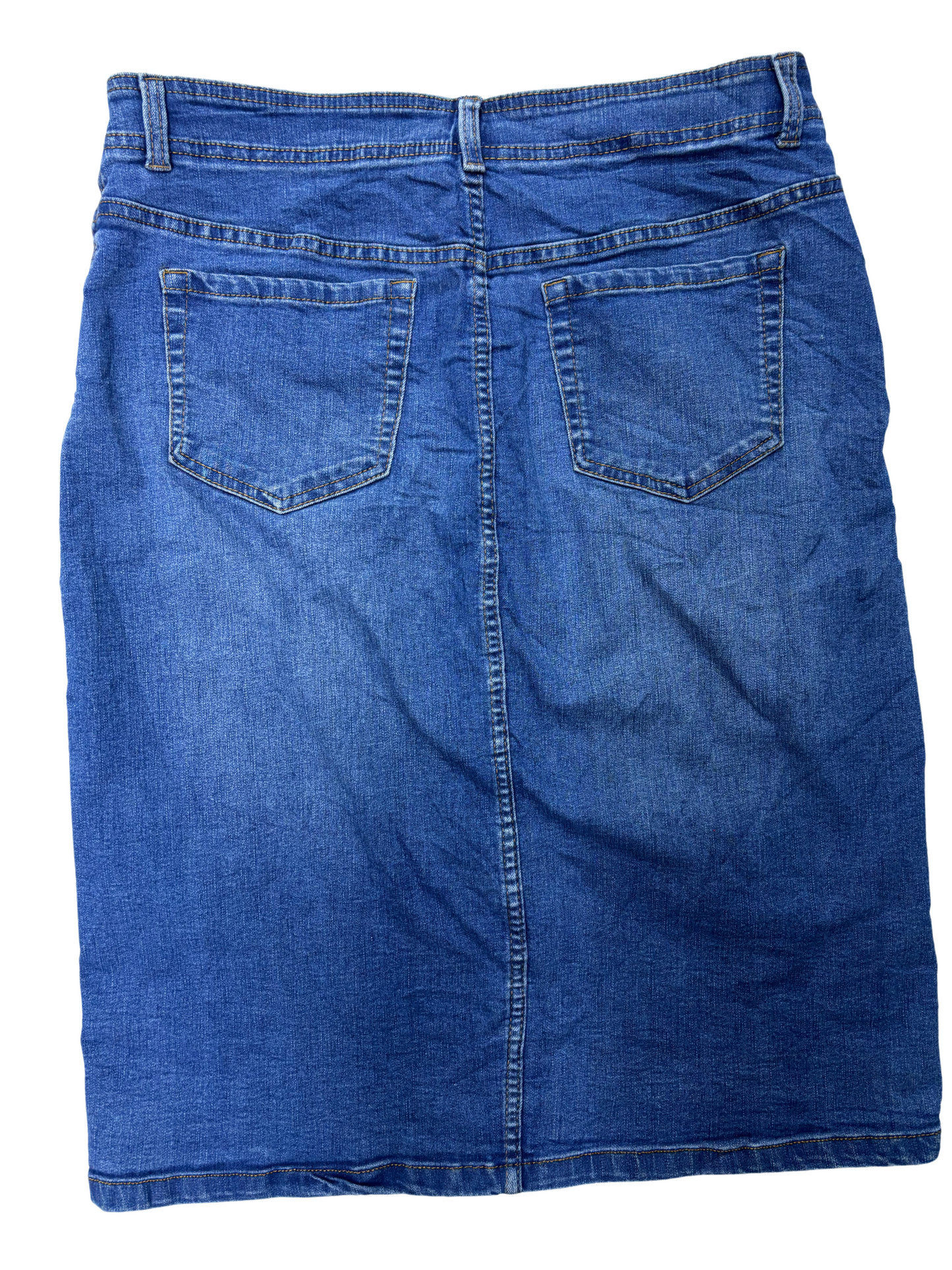 Principles - Long Denim Skirt - XL | Waist: 33
