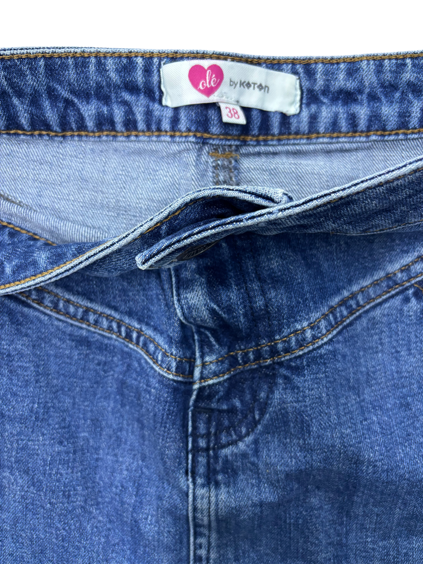Ole by Koton - Short Denim Skirt - L | Waist: 31