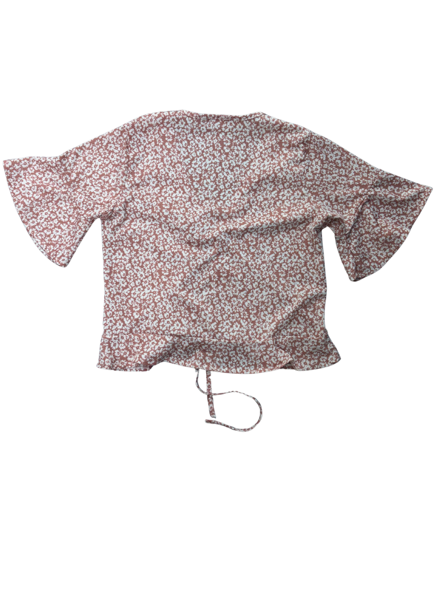 Rocket Fashion | Victoria Style V-Neck Floral Chiffon Blouse