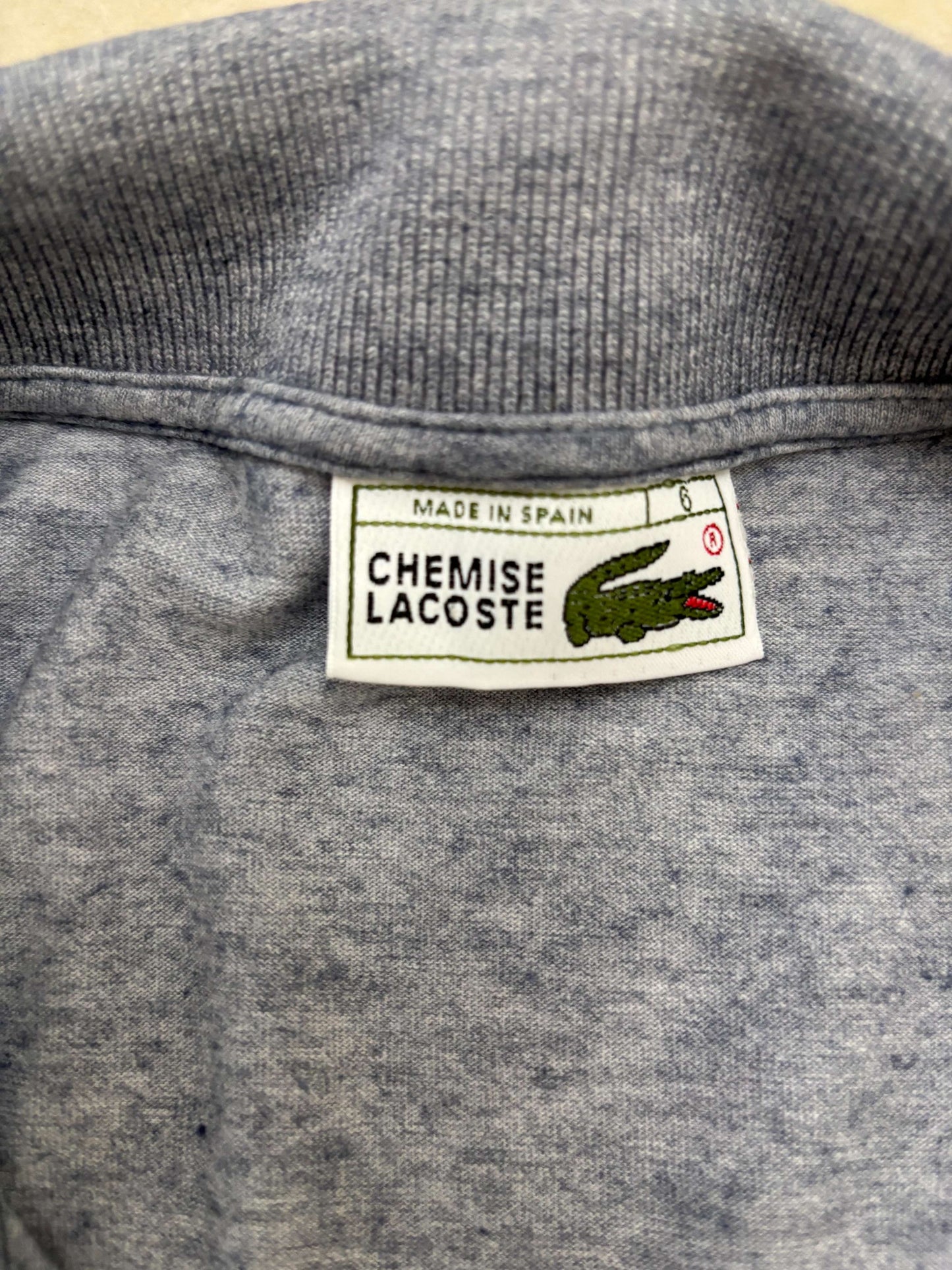 Lacoste Grey Long-Sleeve Button-Down Shirt - M