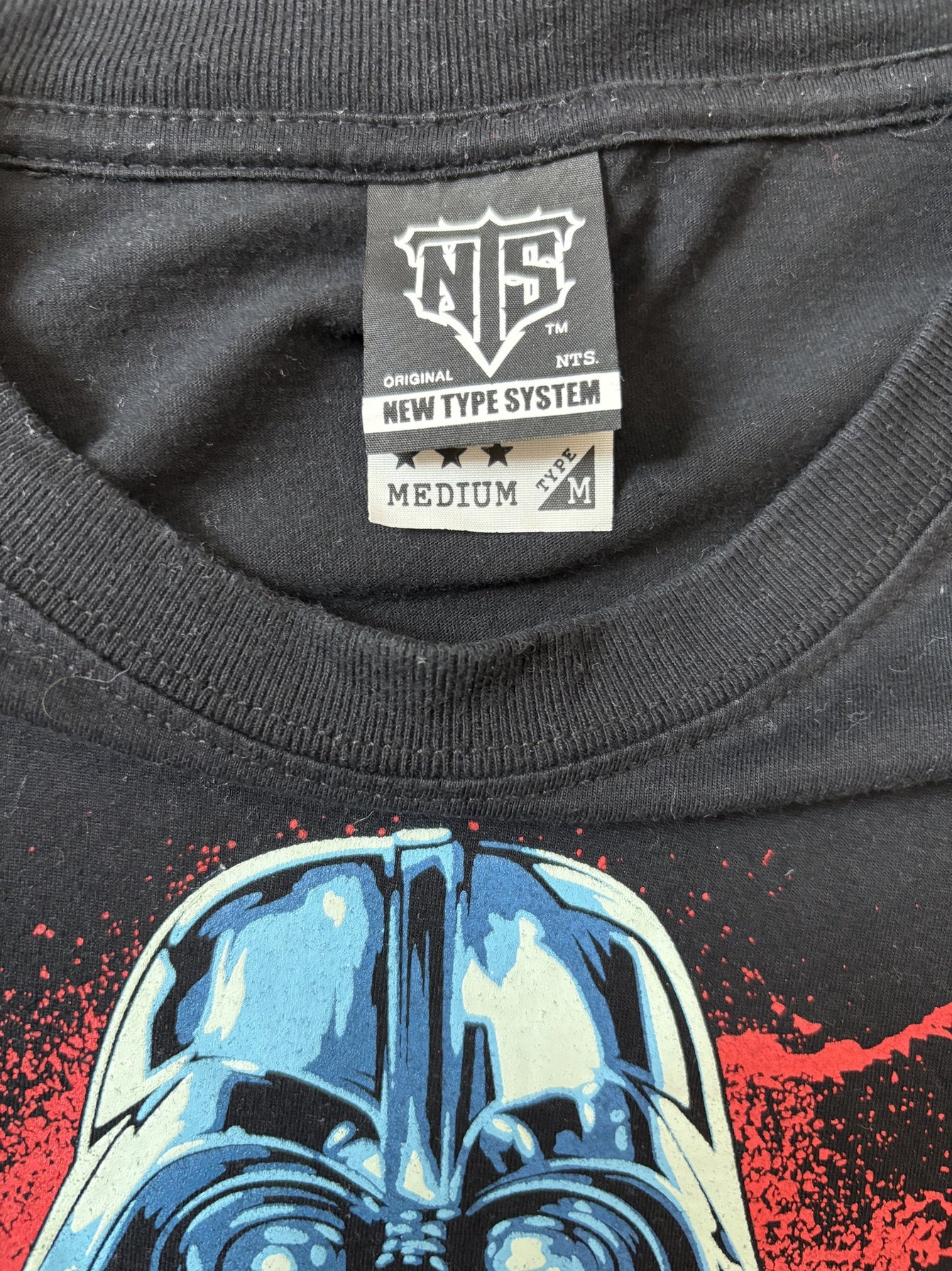 New Type System Star Wars Darth Vader Boba Fett T-Shirt - S