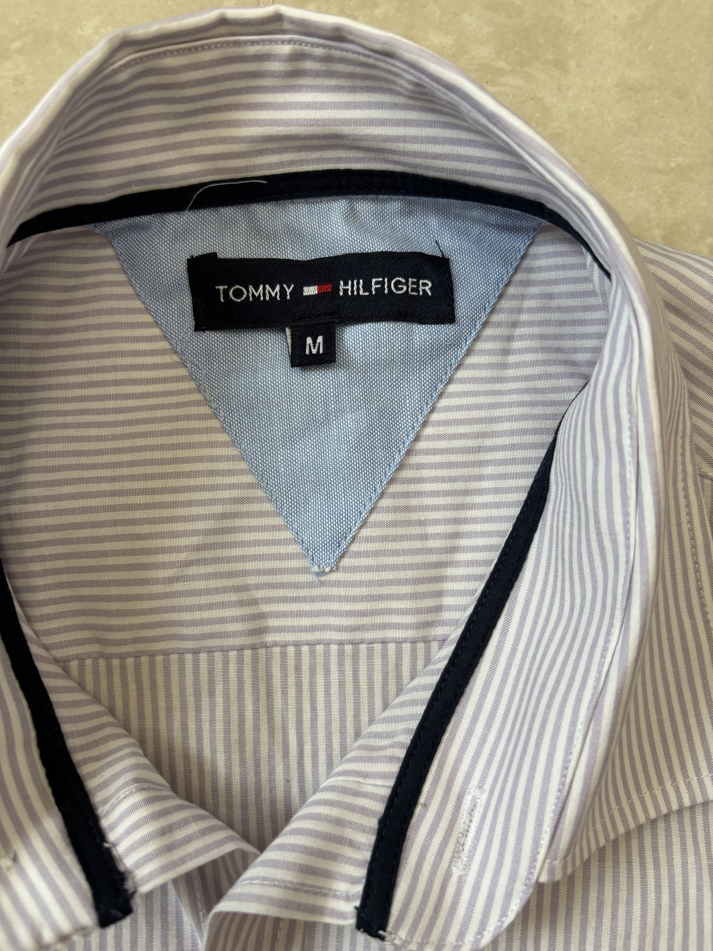 Tommy Hilfiger Classic Pinstripe Button-Up Shirt - S