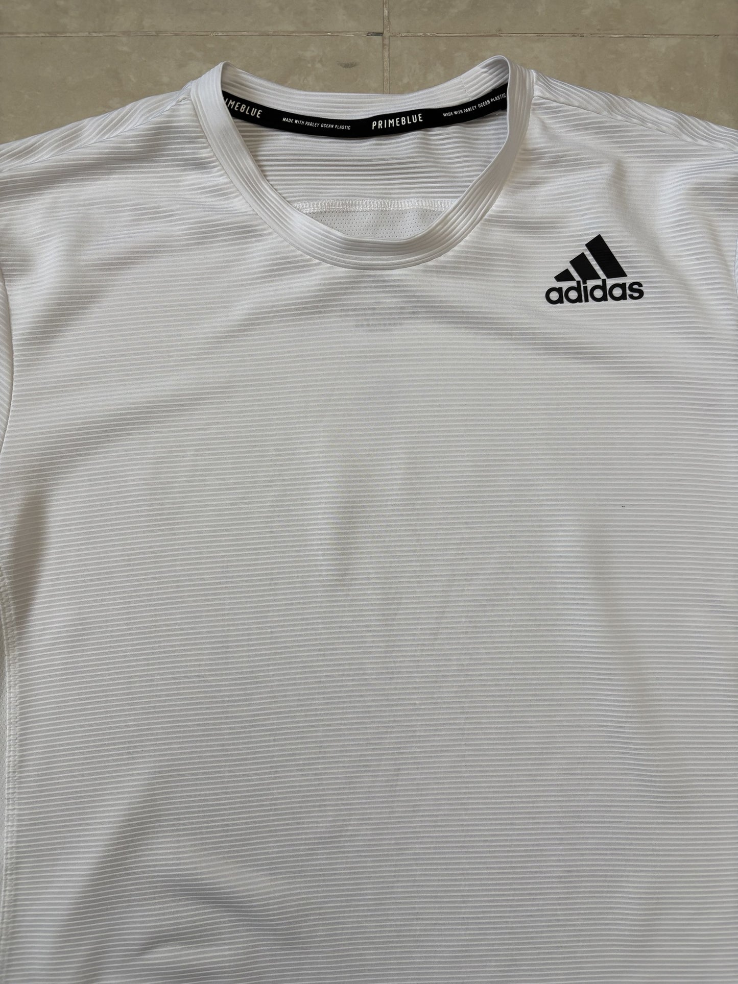 Adidas Primeblue Aeroready 3-stripe Performance T-Shirt - M