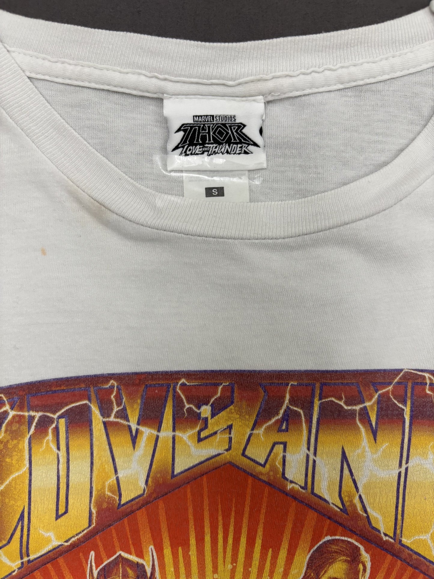 Marvel Thor: Love And Thunder White Graphic T-Shirt - XS