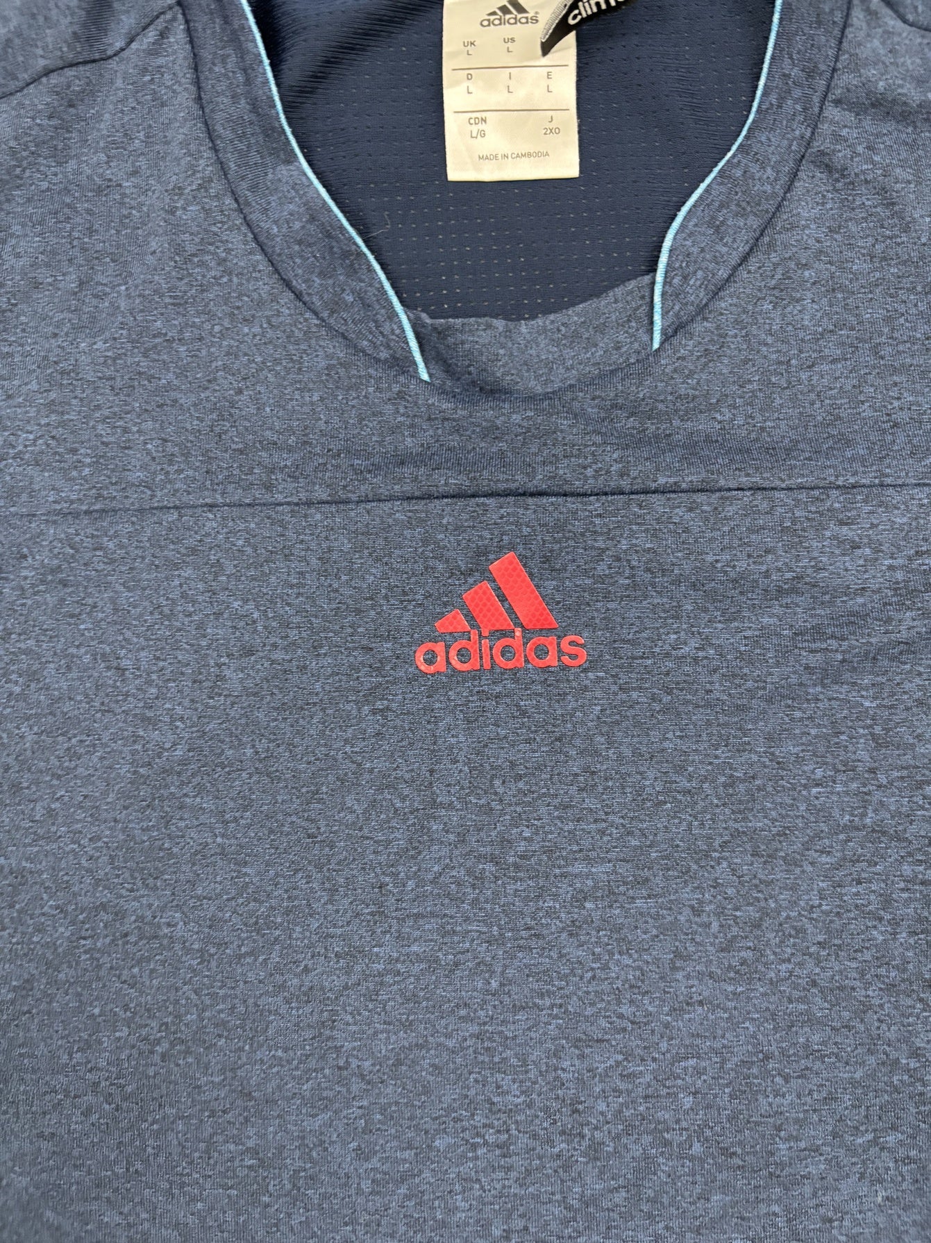 Adidas ClimaCool Navy Blue Performance T-Shirt - M