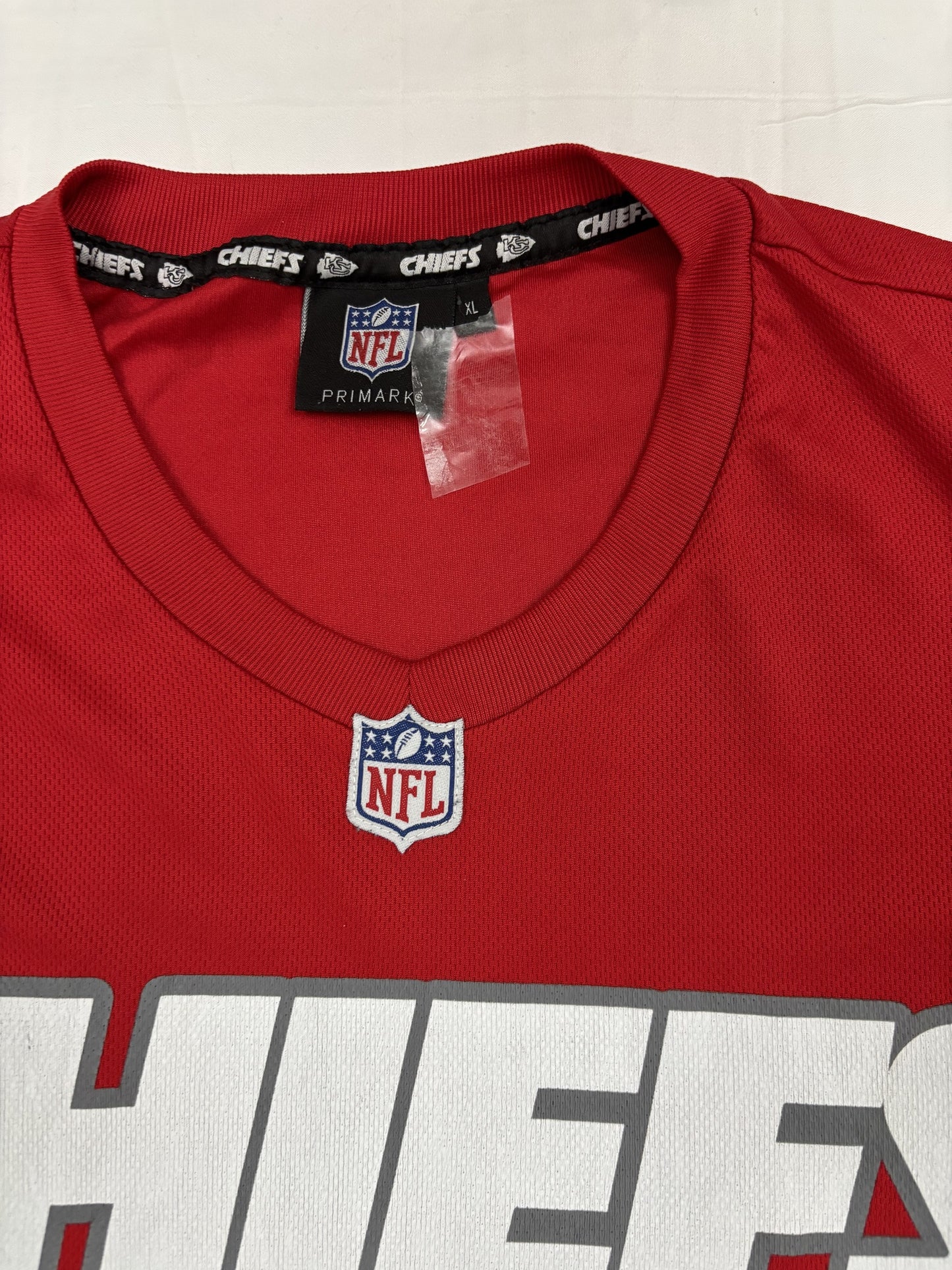 Primark NFL Kansas City Chiefs EST 60 Red Fan Fit Jersey - L