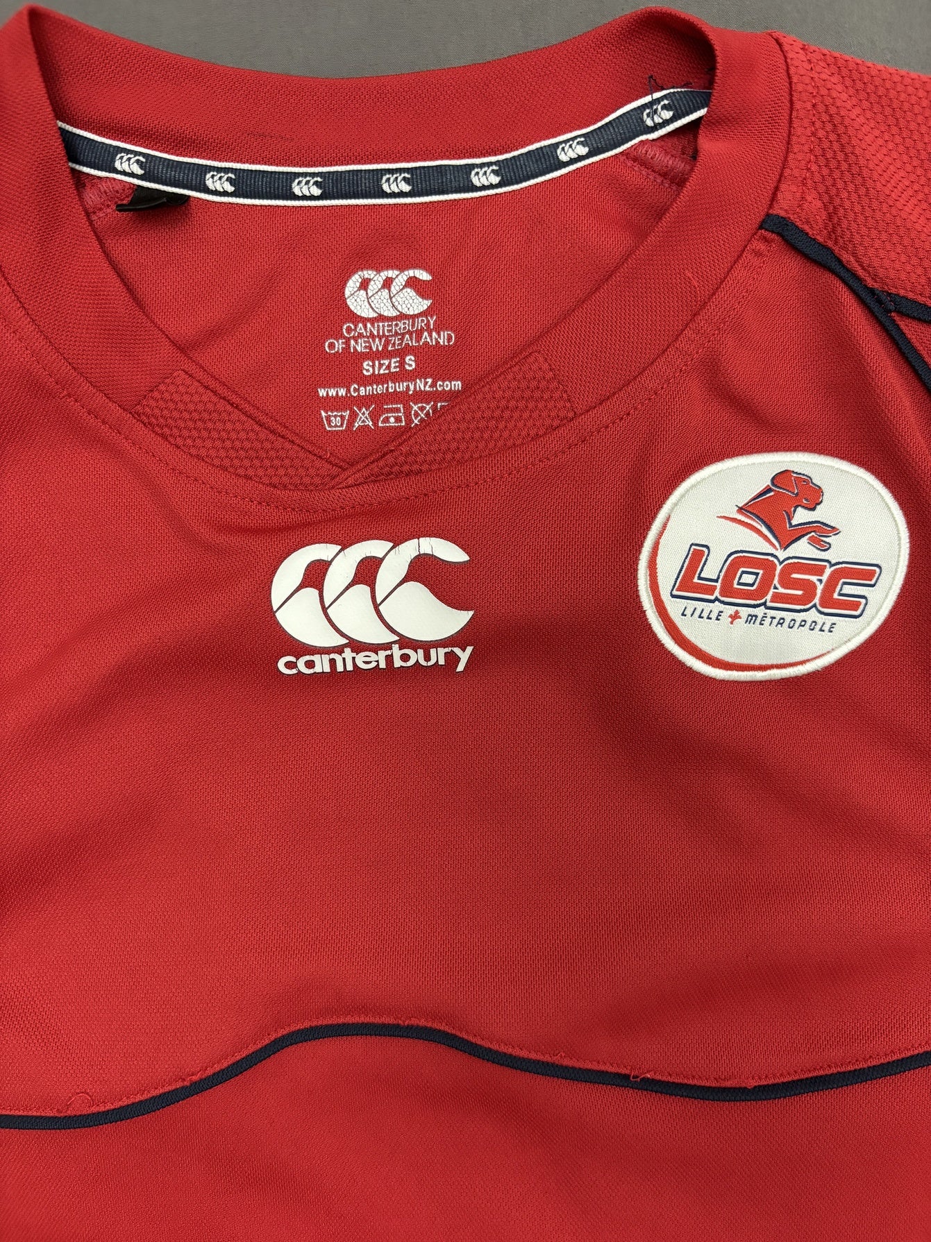 Canterbury LOSC Lille Métropole Red Training Jersey - S