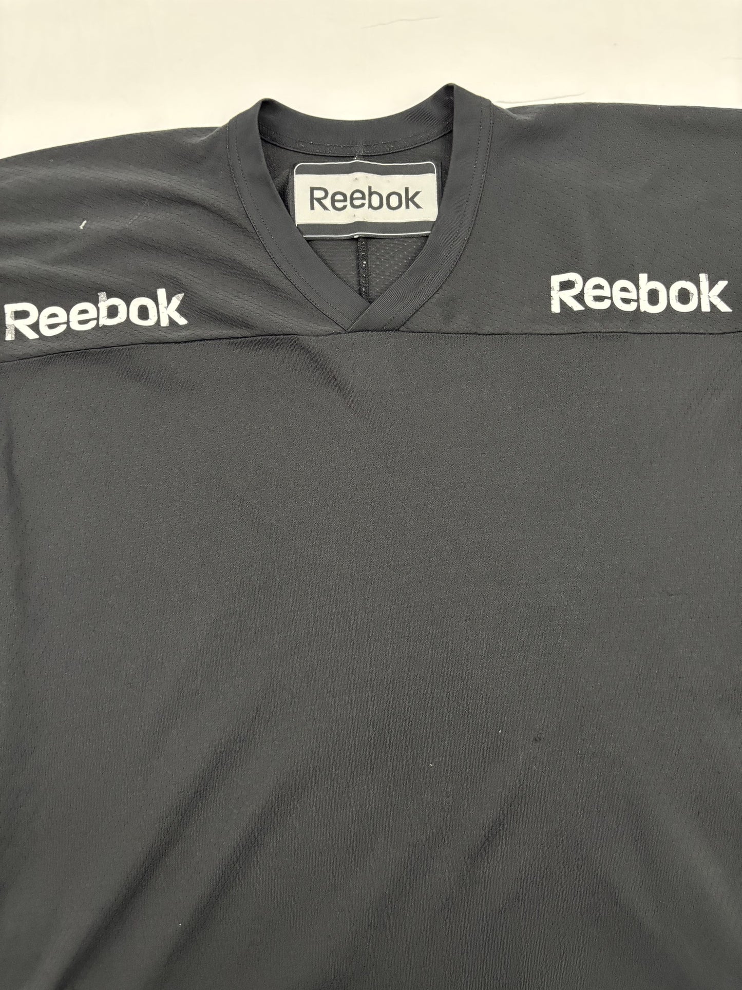 Reebok Oversized Black Ice Hockey Practice Jersey - XL