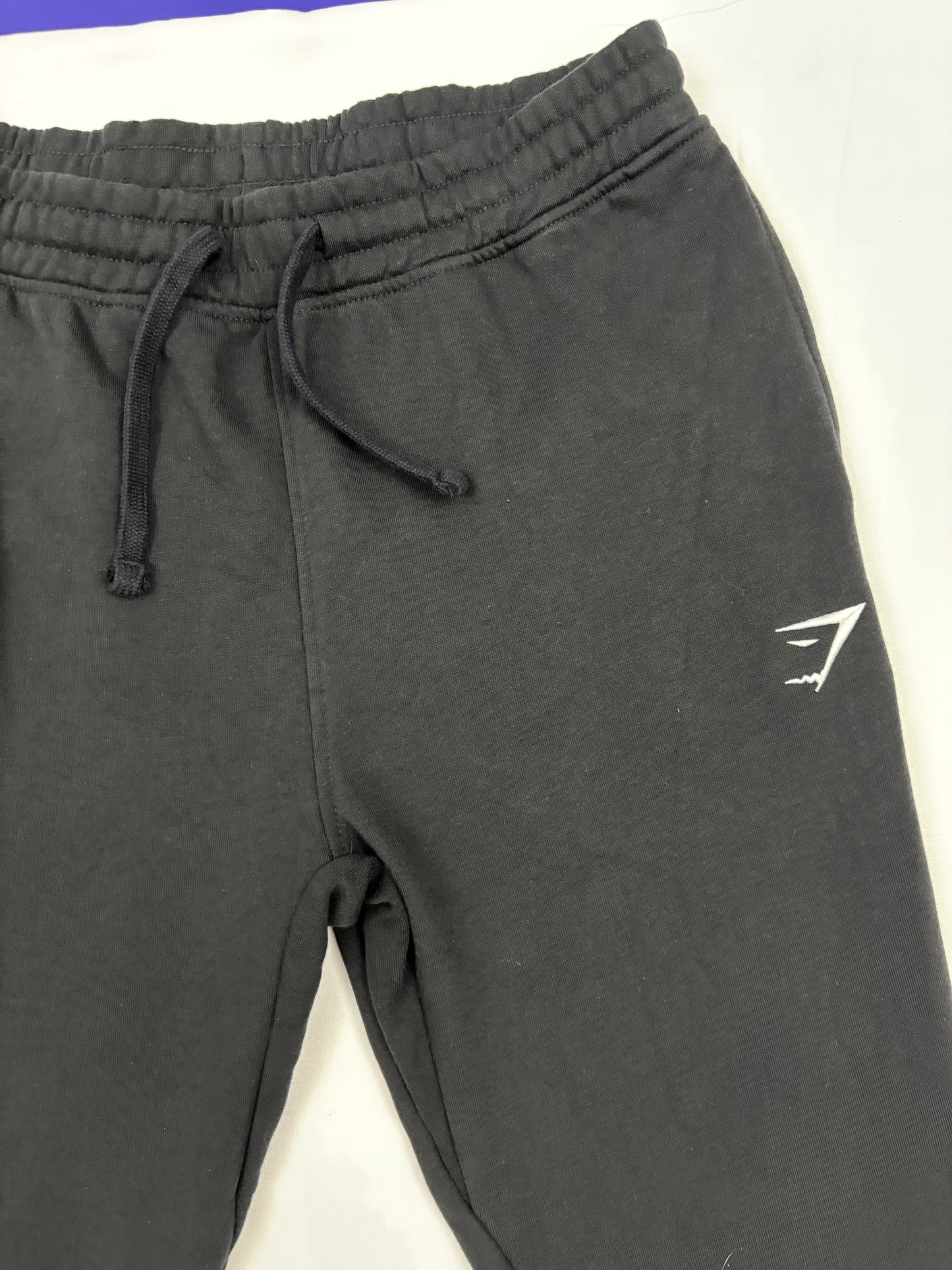 Gymshark Athletic Fit Black Joggers - S | Waist: 30"