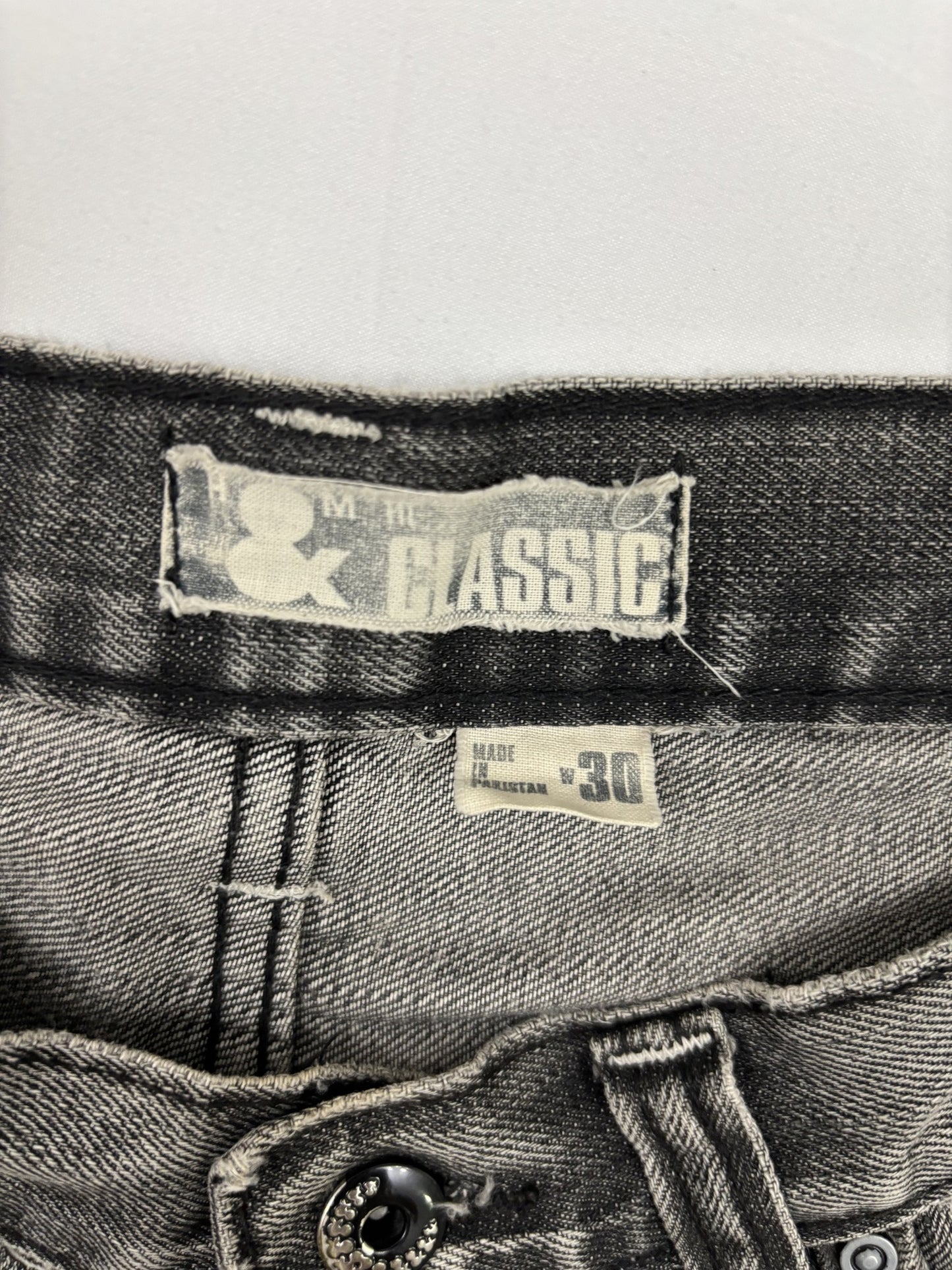 K&M Classic Gray Denim Shorts - M | Waist: 30"