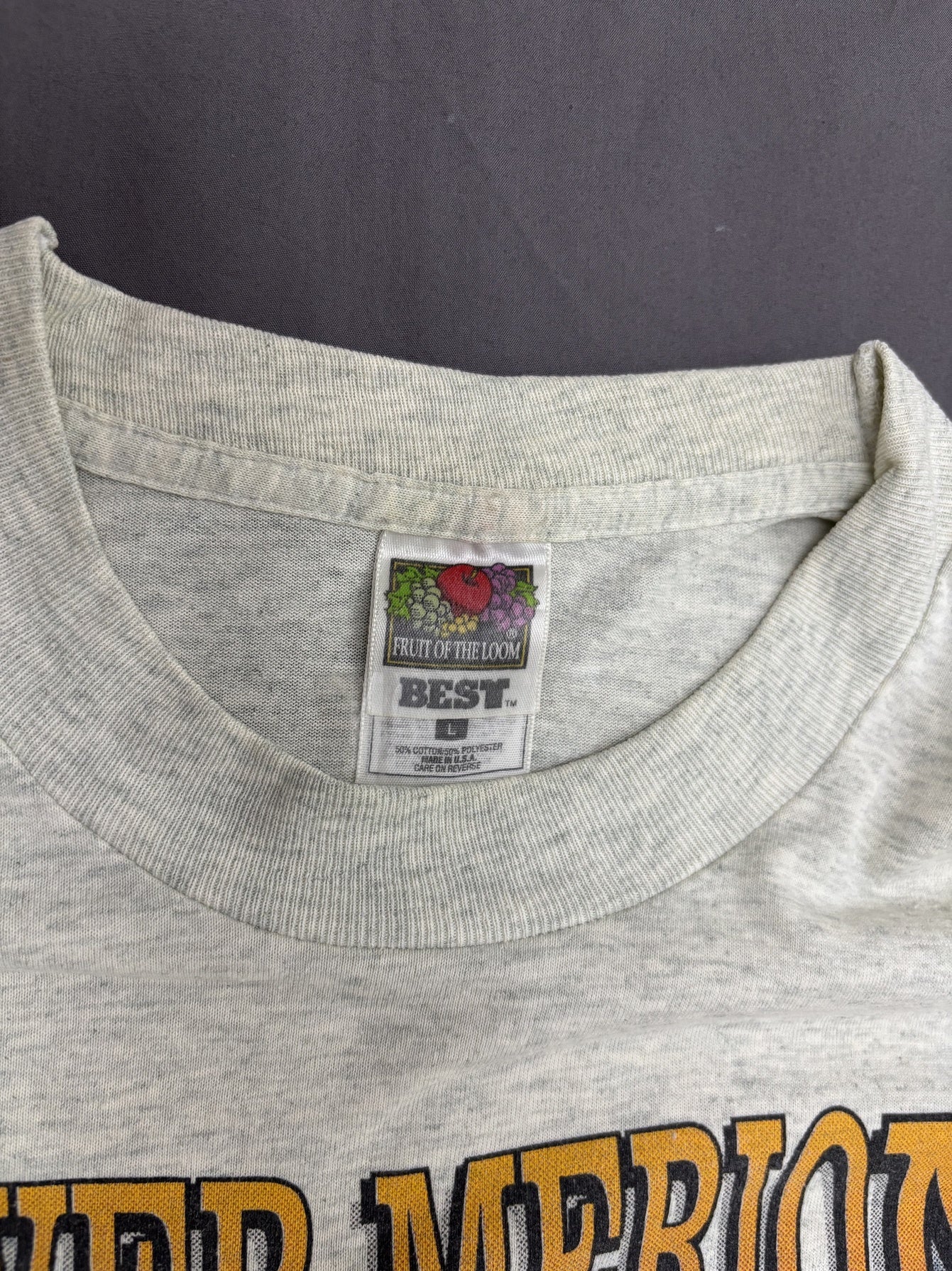 Vintage Single Stitch Fruit of the Loom Lower Merion Township Police Graphic T-Shirt - M