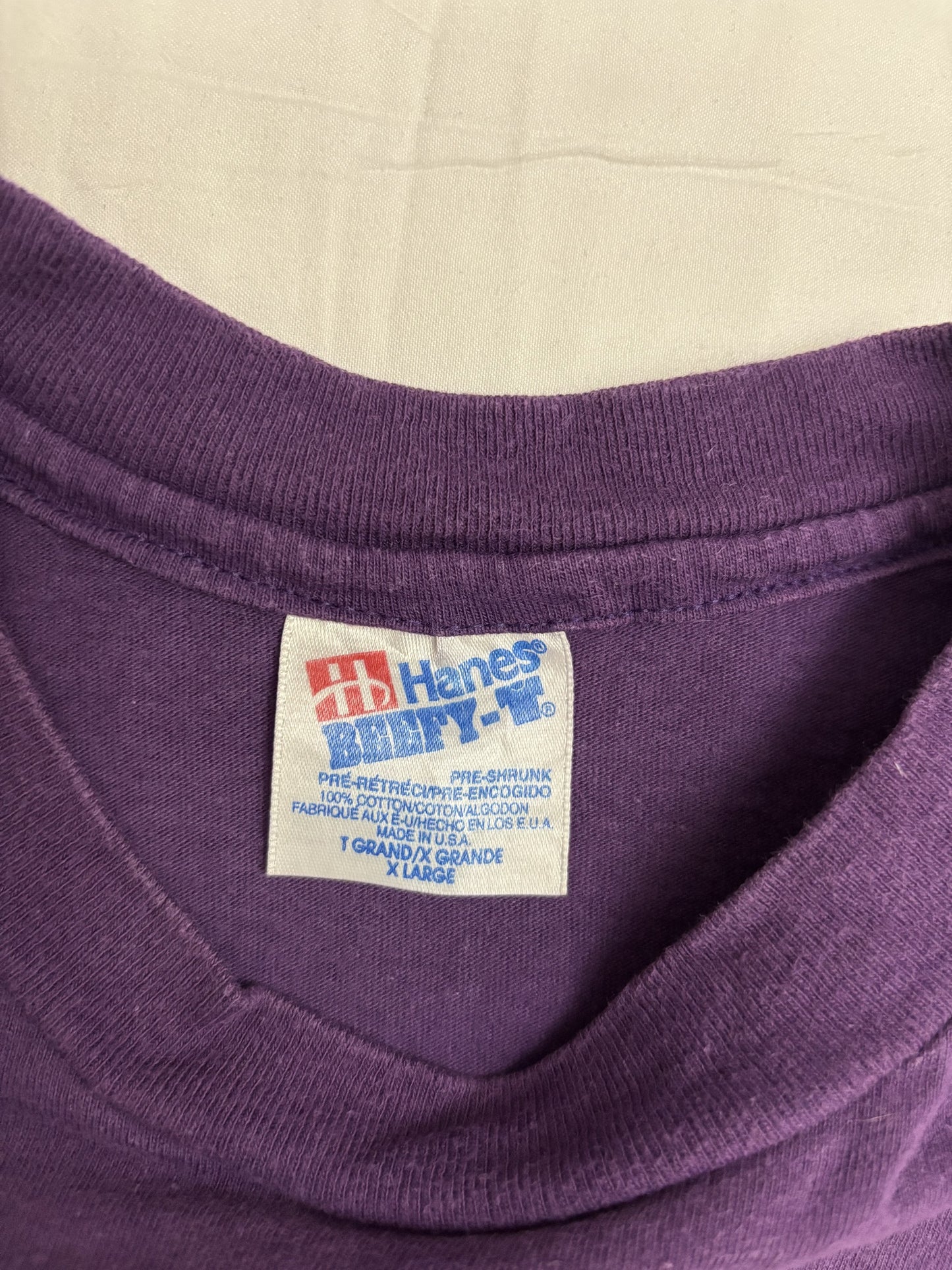 Vintage Made in USA Hanes Beefy-T New Orleans Jazz & Heritage Festival Graphic T-Shirt - L