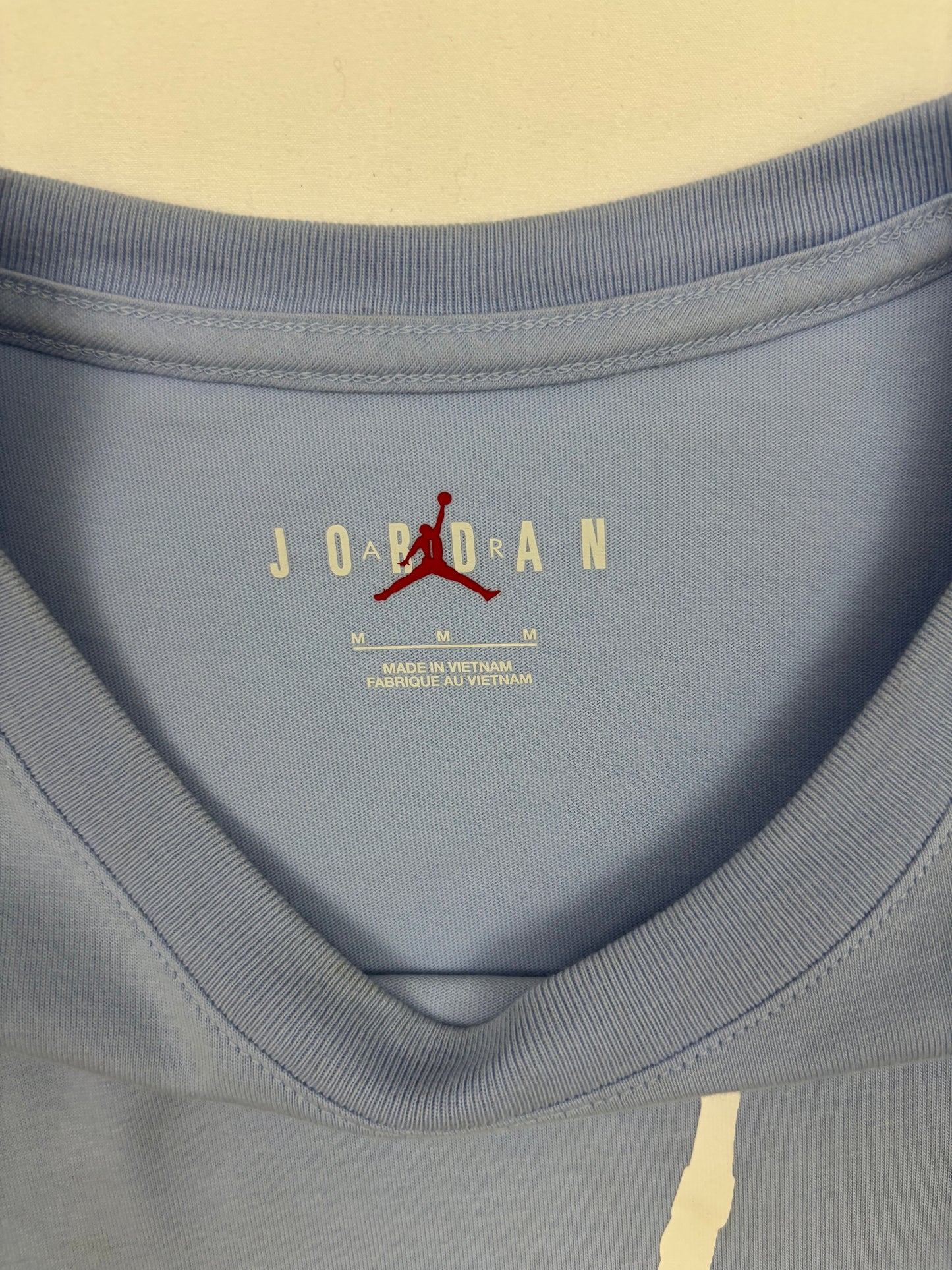 Jordan “Jumpman Spread” Logo Powder Blue T-Shirt - M