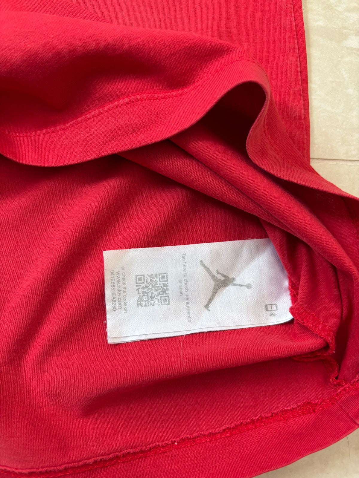 Jordan Jumpman Classic Dri-Fit Red T-Shirt - M
