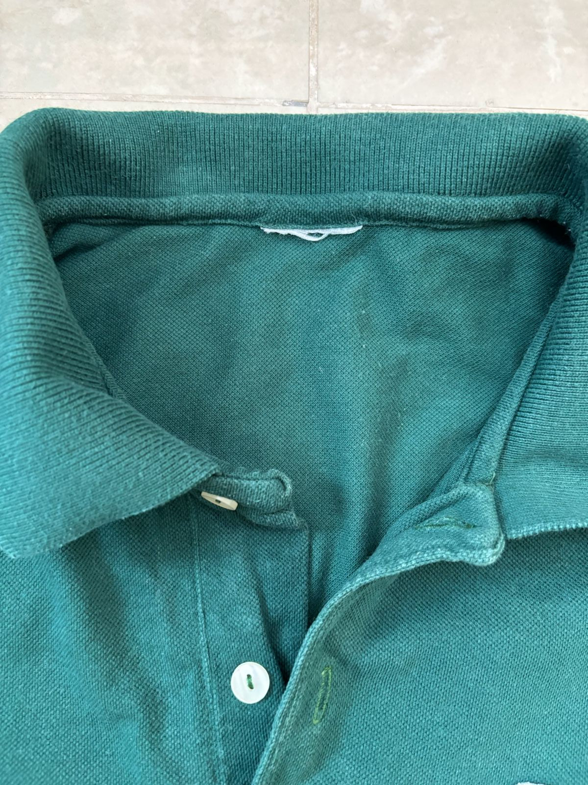 Lacoste Classic Fit Teal Green Polo Shirt - S