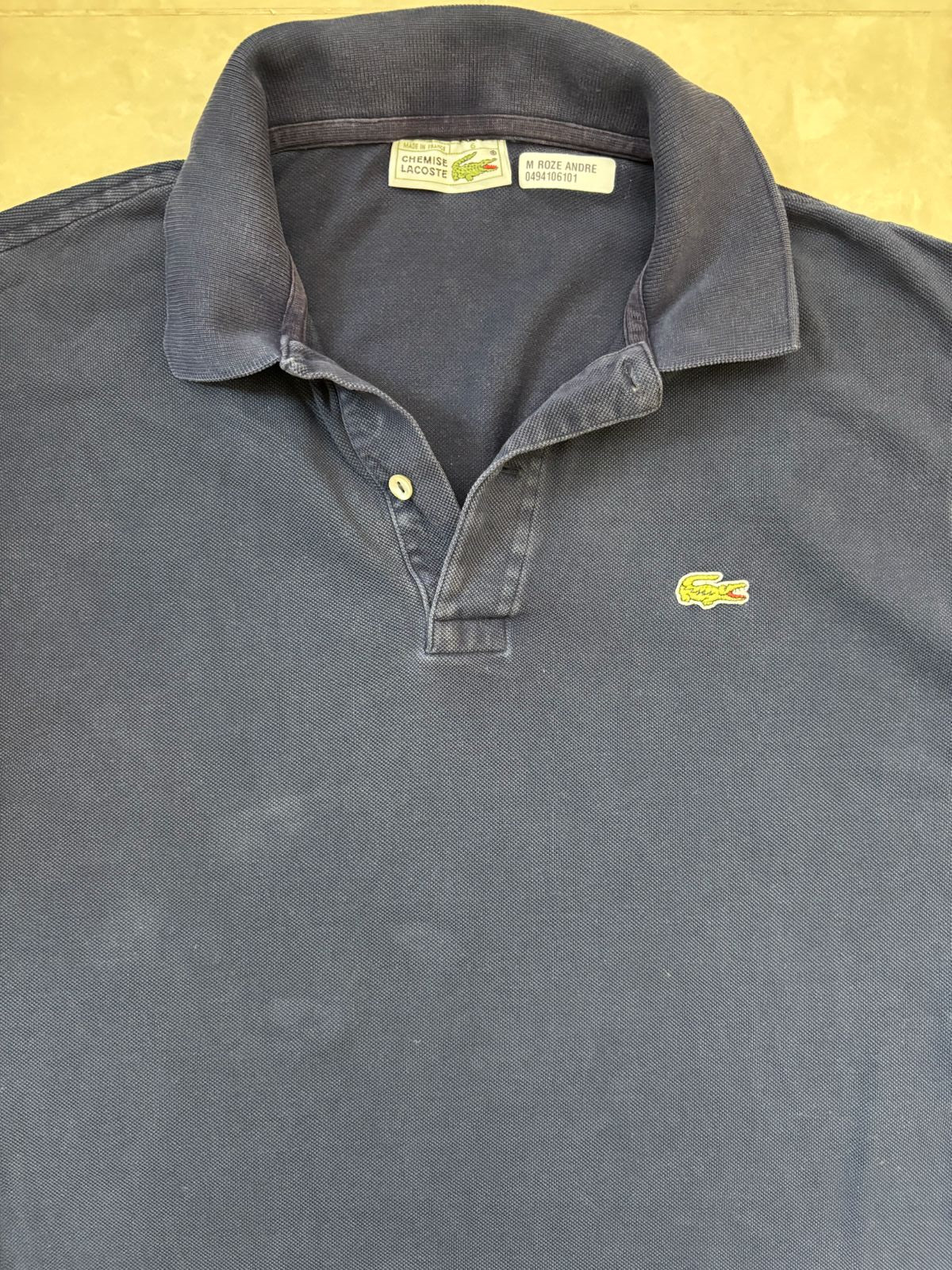 Lacoste Classic Fit Short Sleeve Blue Polo Shirt - L