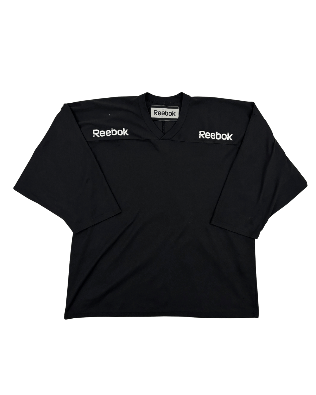 Reebok Oversized Black Ice Hockey Practice Jersey - XL